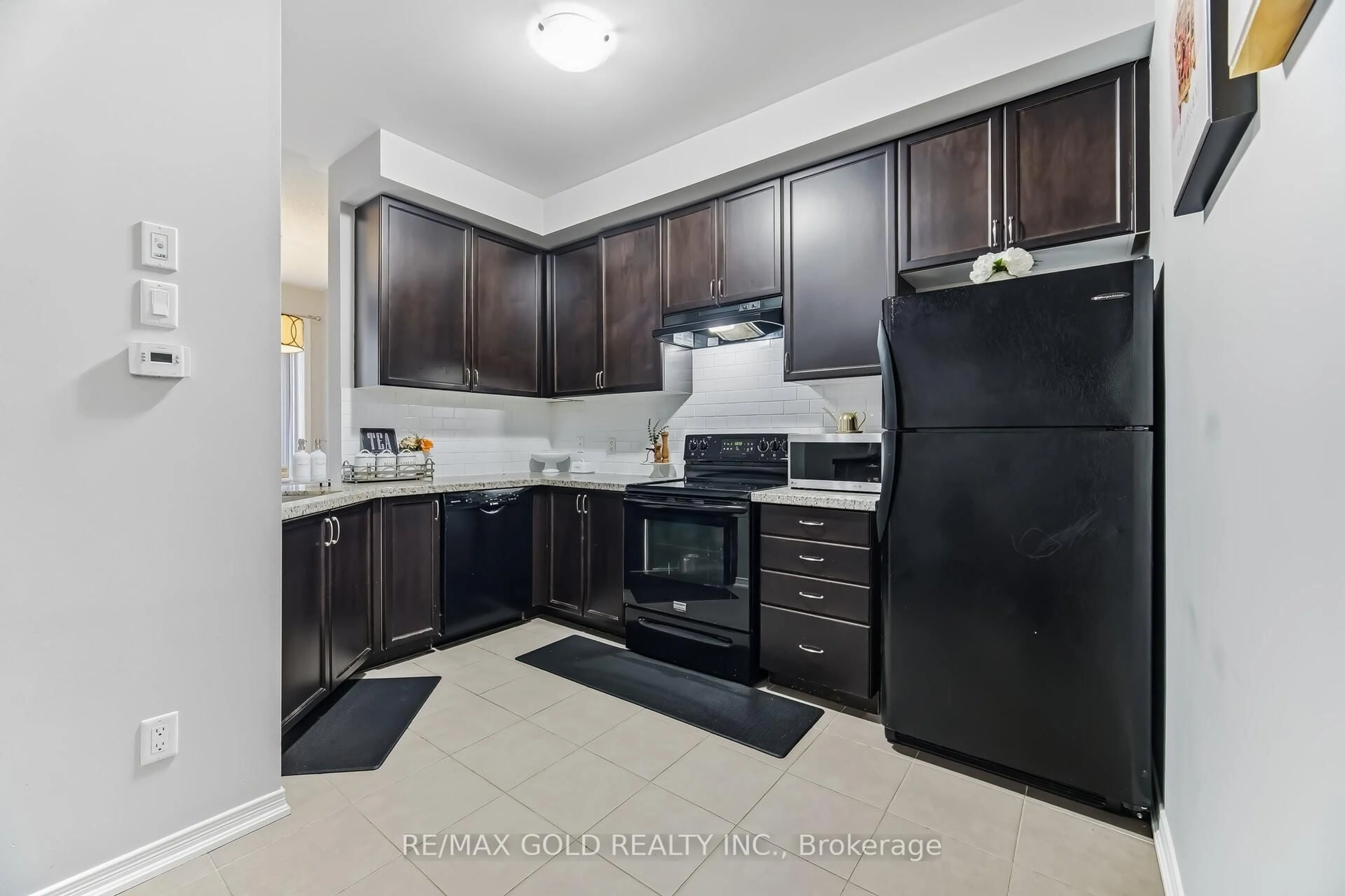 Standard kitchen, ceramic/tile floor for 57 Utopia Way, Brampton Ontario L6P 4A5