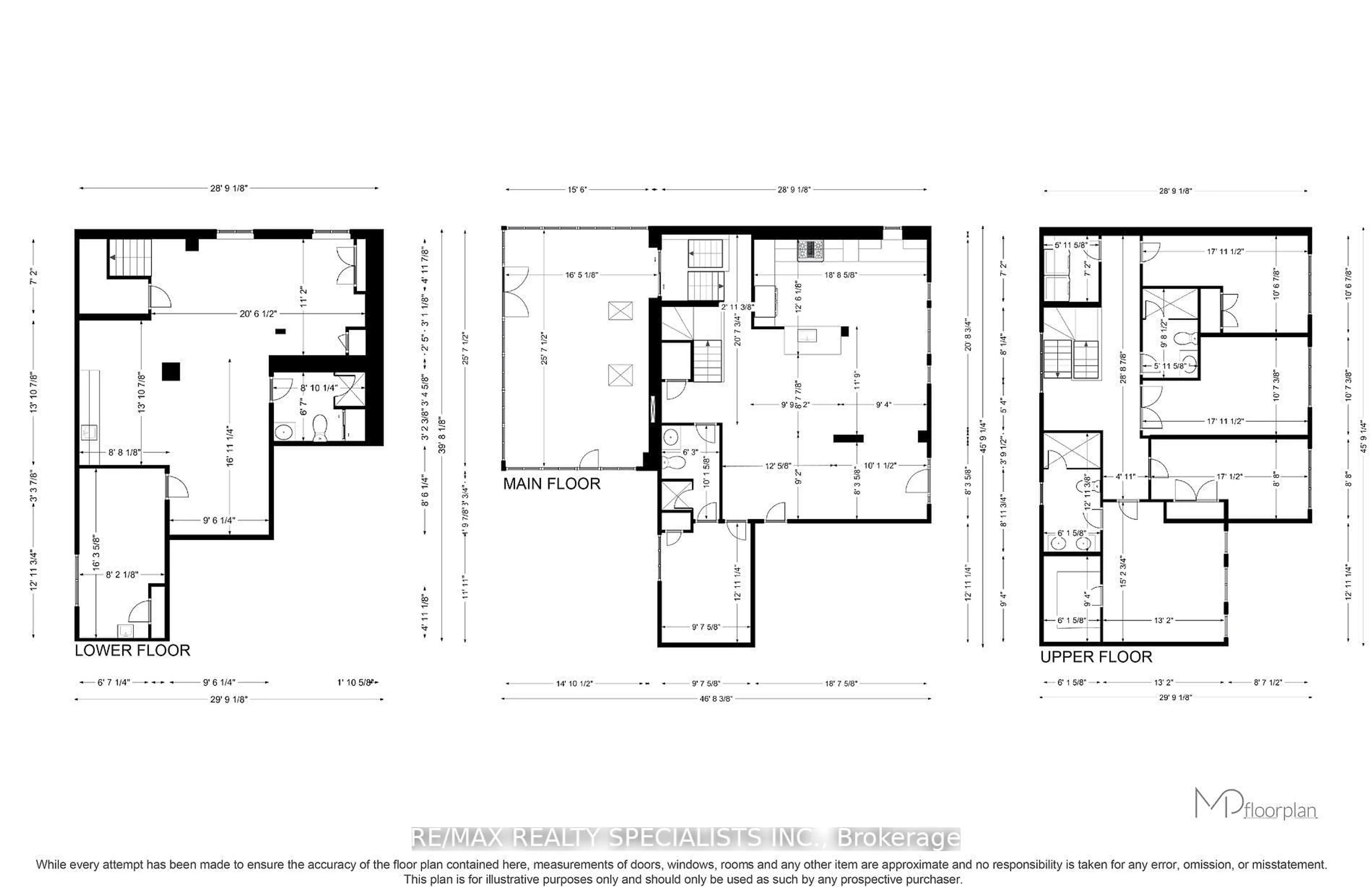 Floor plan for 427 Pinegrove Rd, Oakville Ontario L6K 2B6