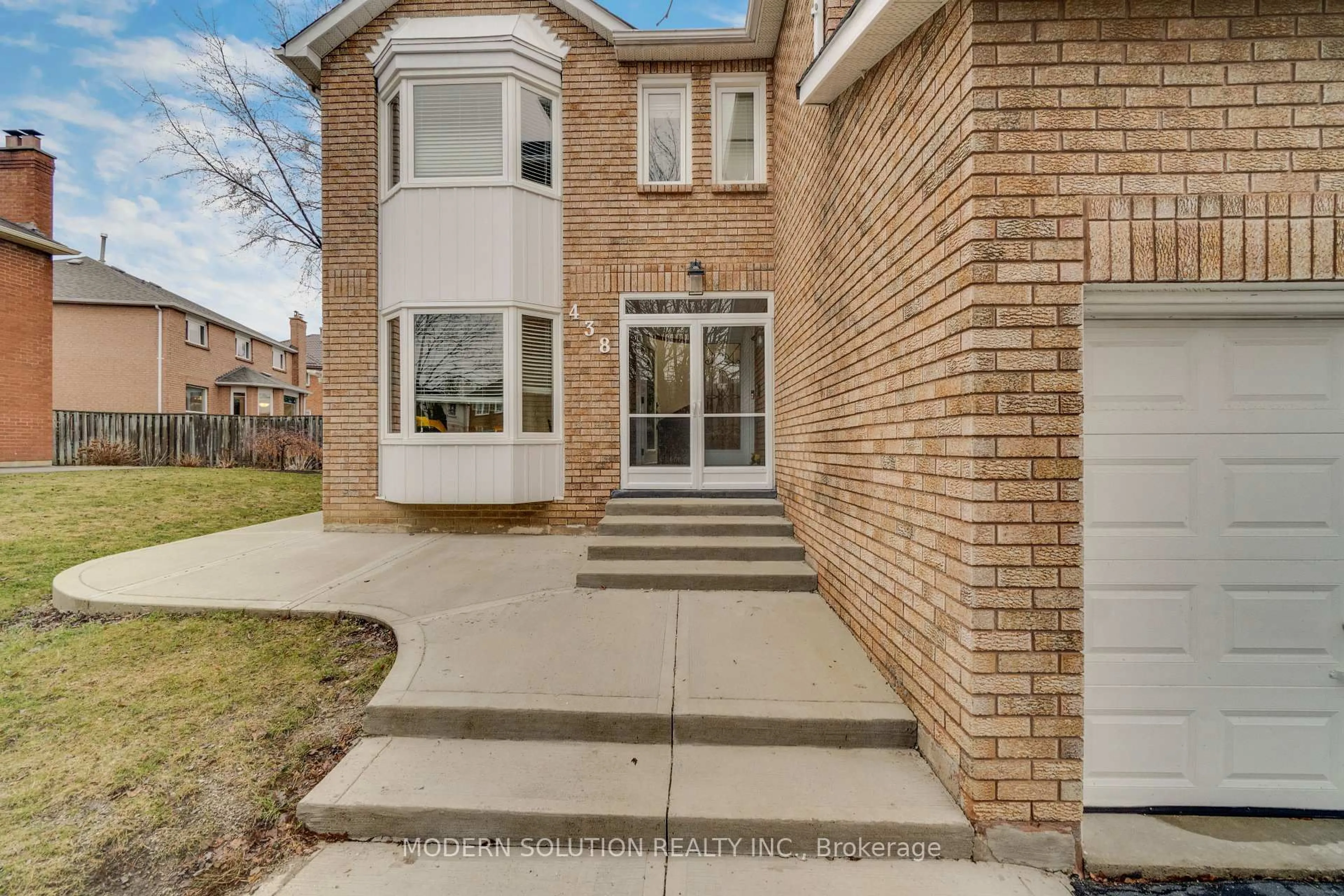 Home with brick exterior material, street for 438 Ojibway Tr, Mississauga Ontario L4Z 3B5