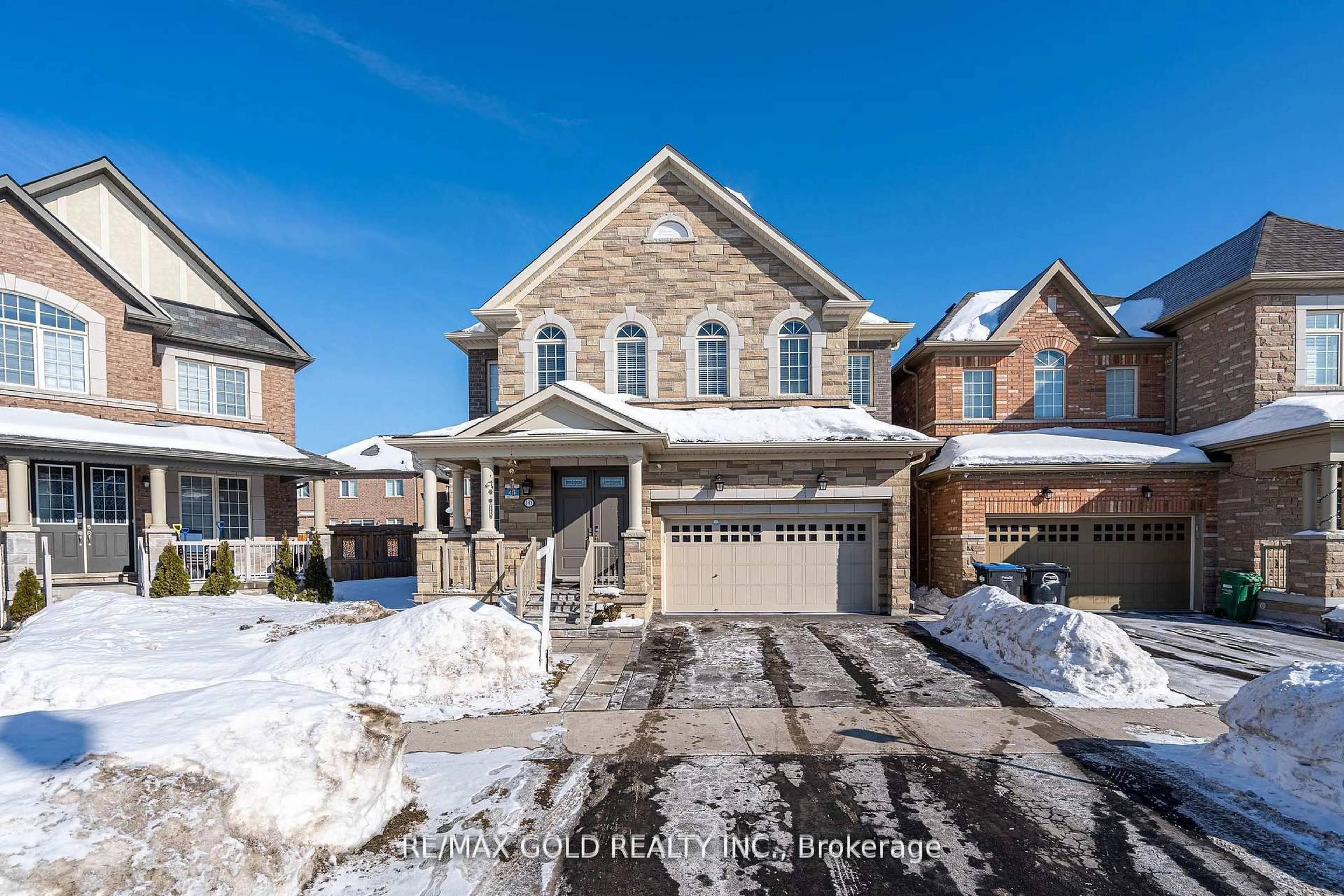 Home with brick exterior material, street for 10 Spokanne St, Brampton Ontario L6R 4A2