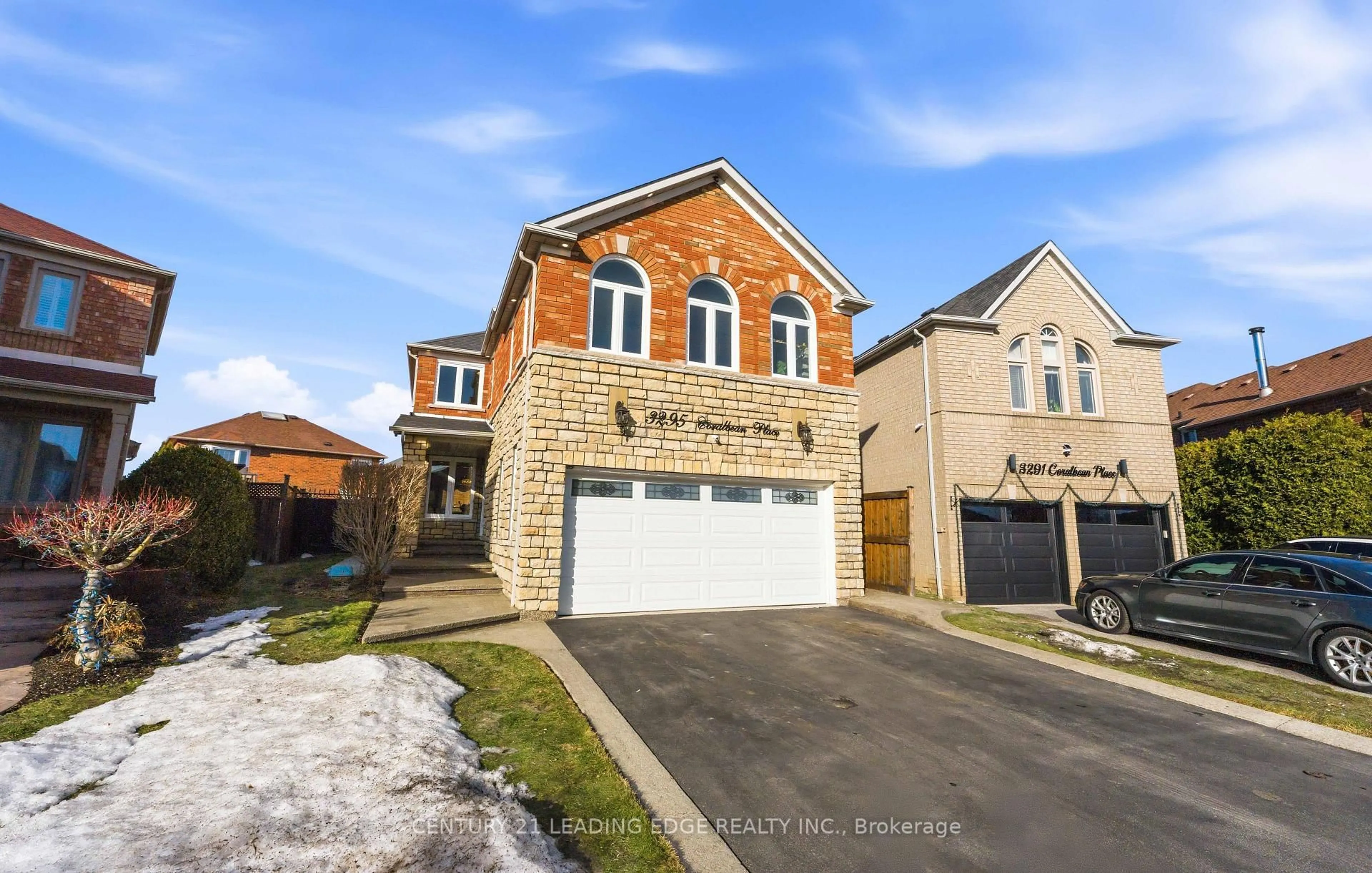 Home with brick exterior material, street for 3295 CoralBean Pl, Mississauga Ontario L5N 6X8
