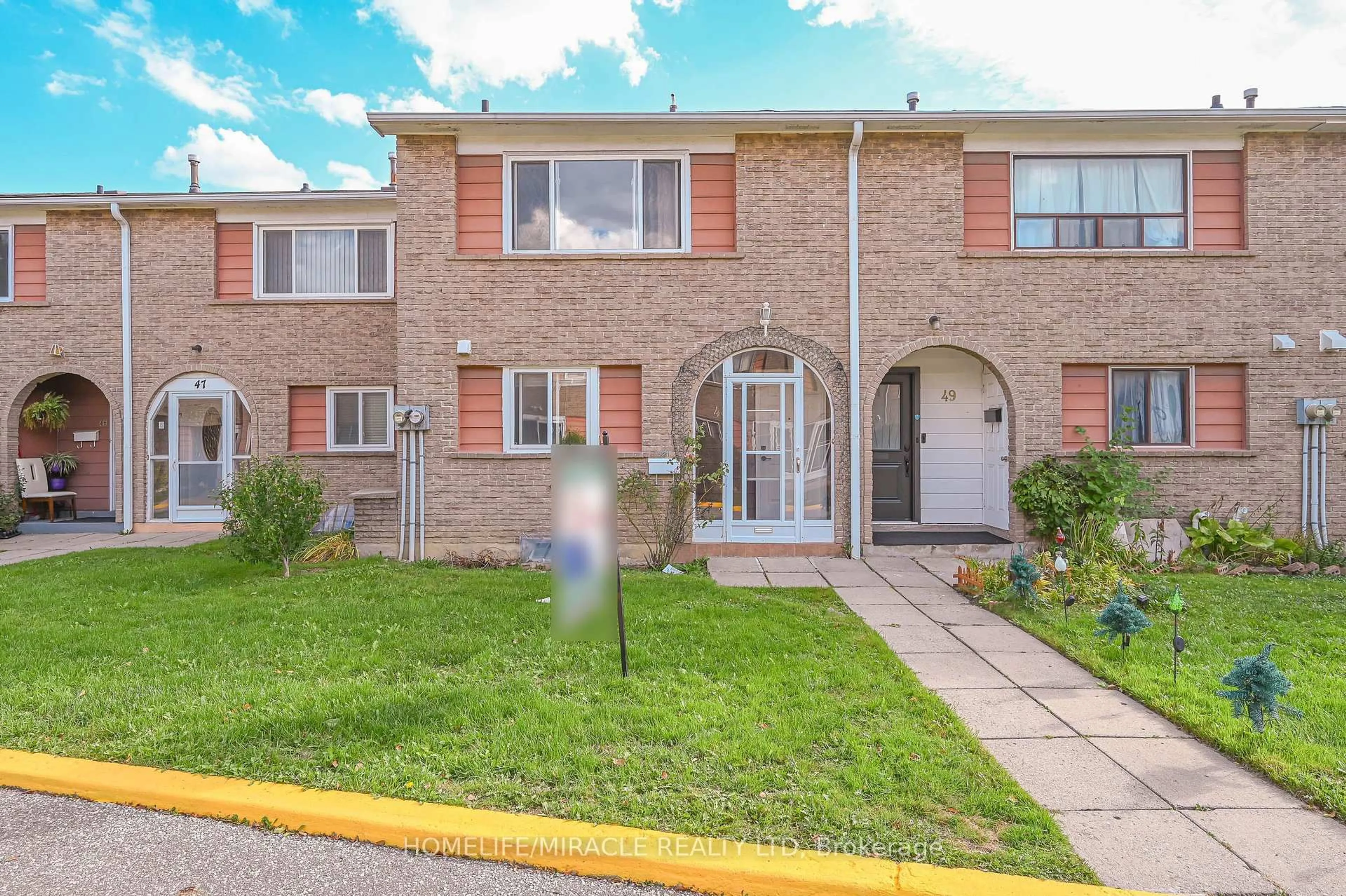 Home with brick exterior material, street for 2012 Martin Grove Rd #48, Toronto Ontario M9V 4A3