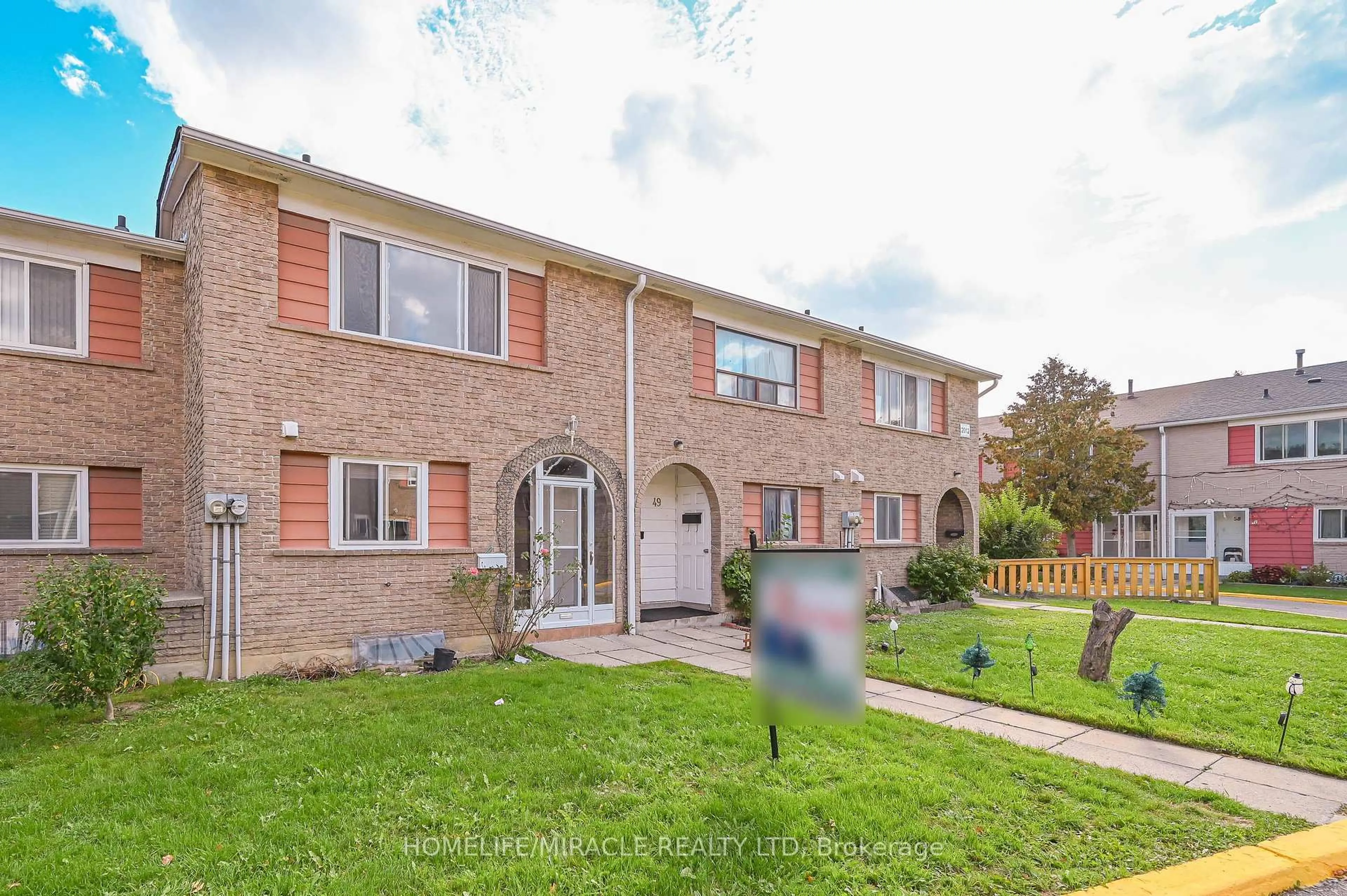 Home with brick exterior material, street for 2012 Martin Grove Rd #48, Toronto Ontario M9V 4A3