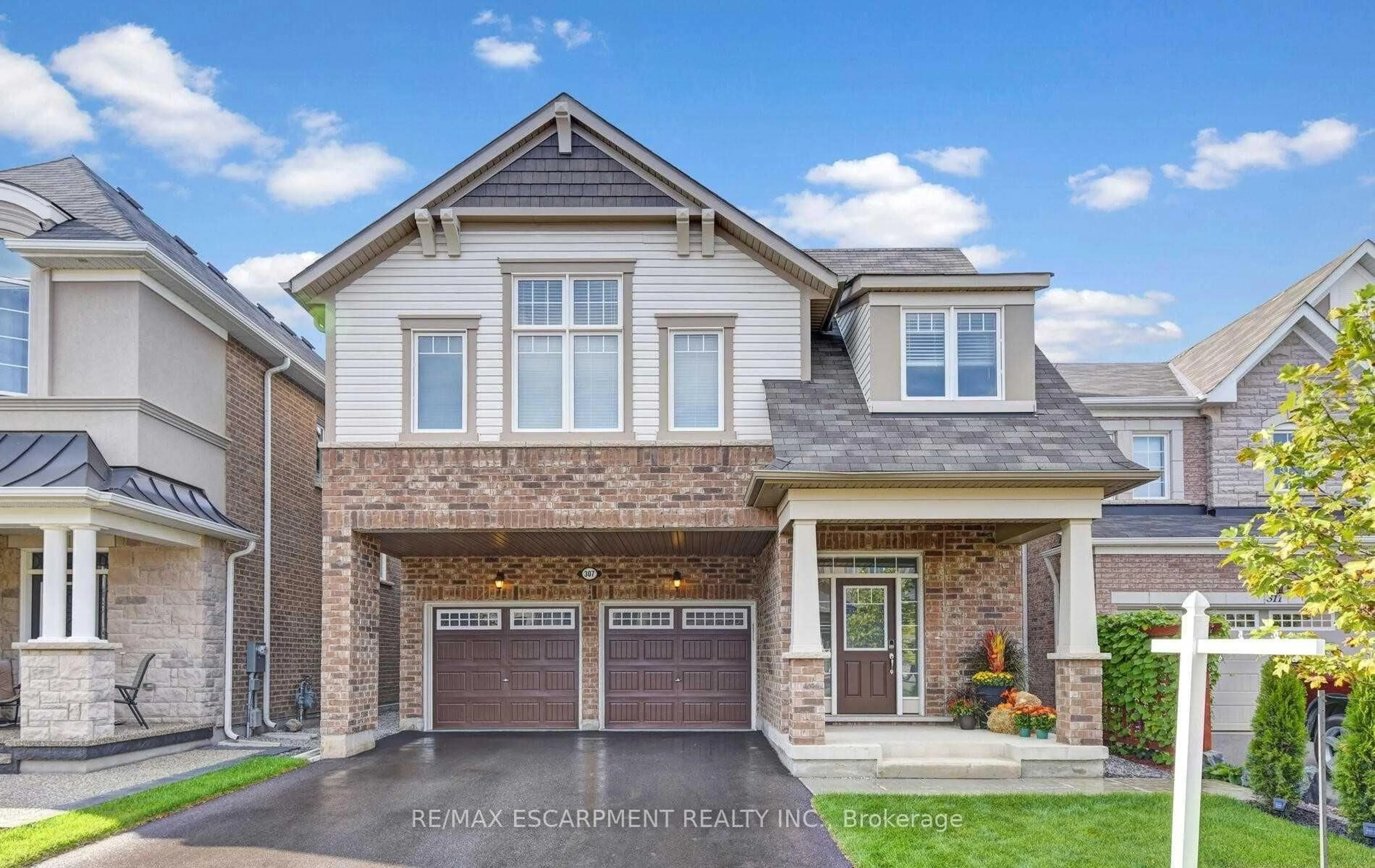 Home with brick exterior material, street for 307 Hinton Terr, Milton Ontario L9E 1C8