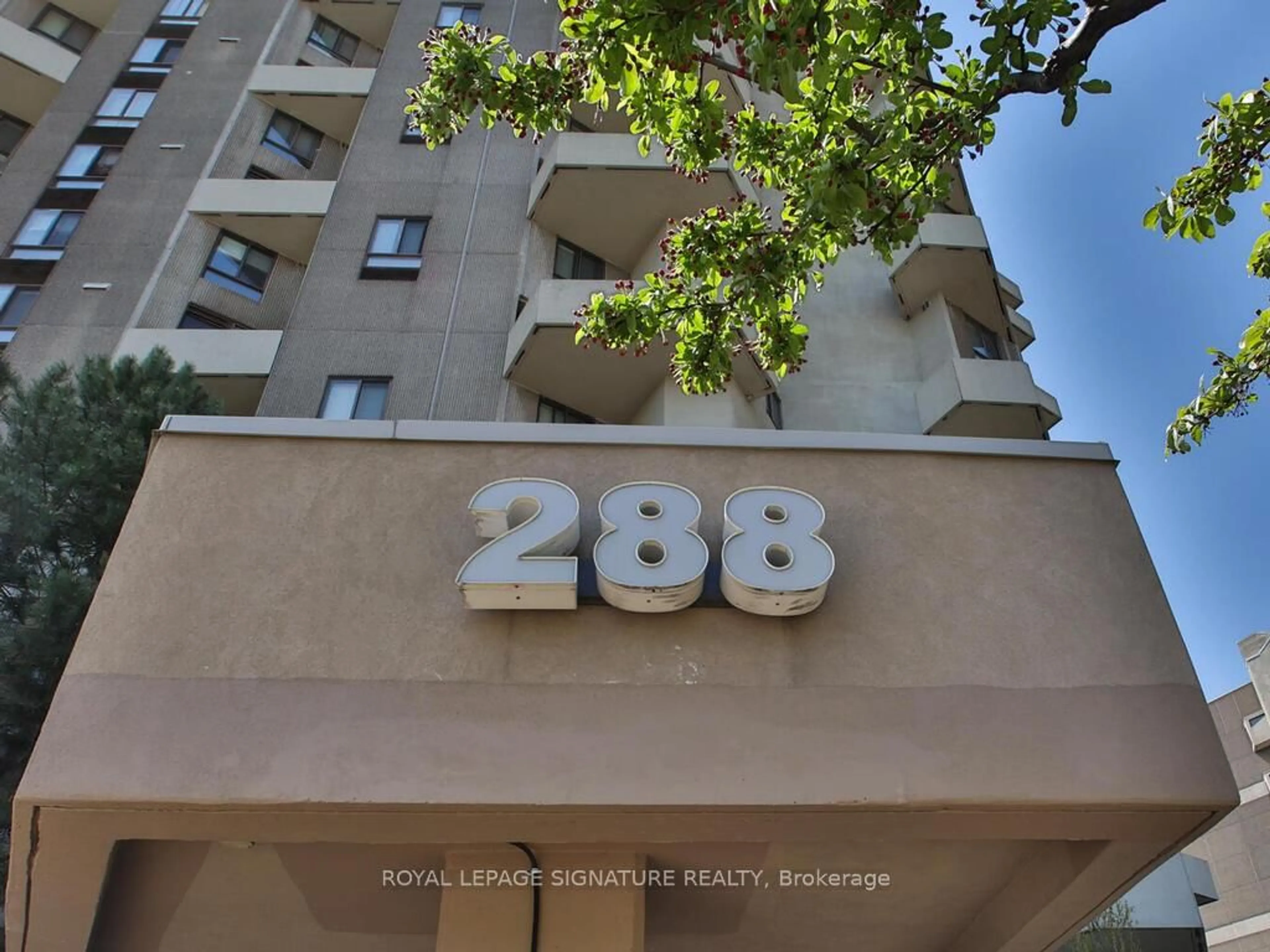 Balcony in the apartment, building for 288 Mill Rd #F19, Toronto Ontario M9C 4X7