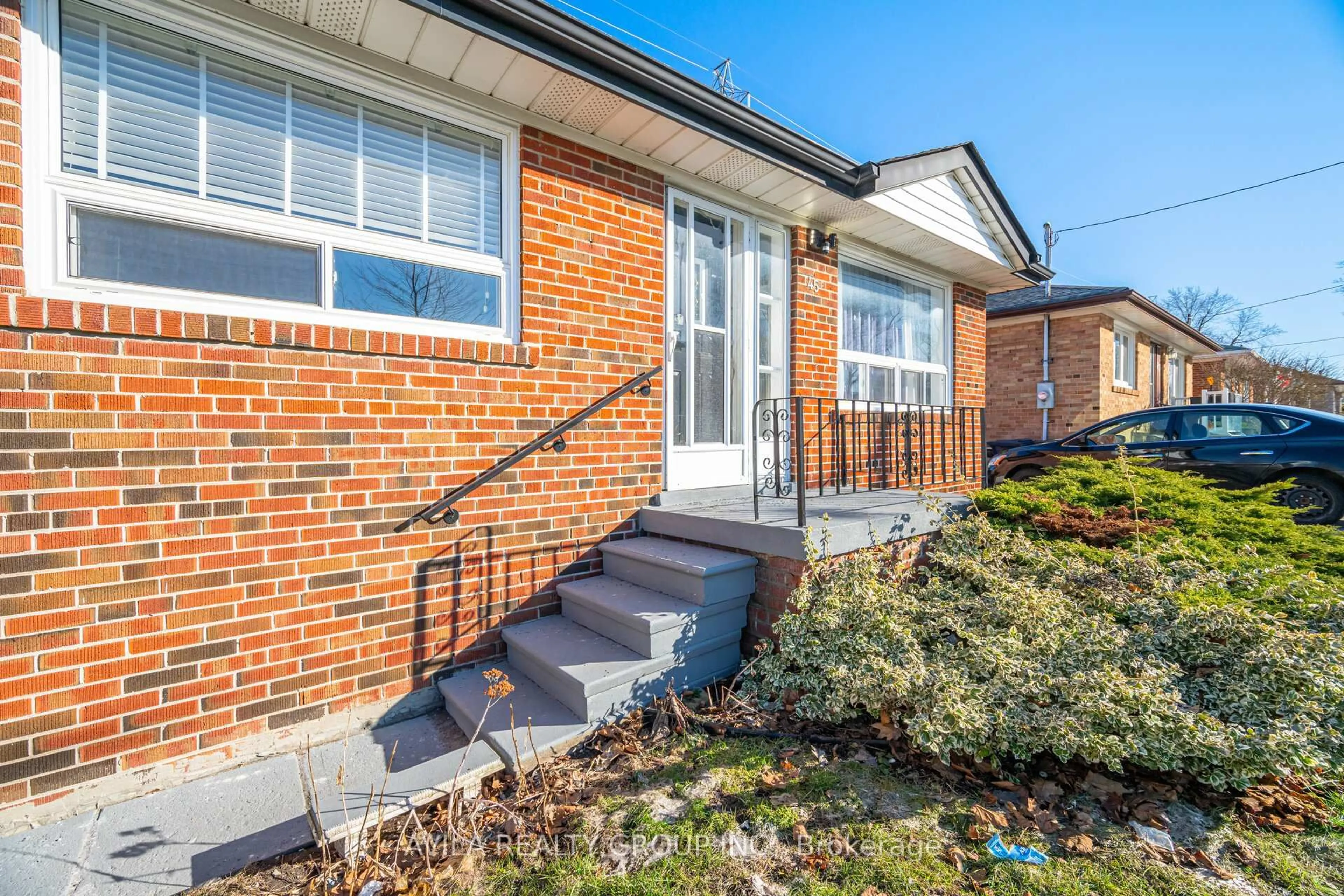 Home with brick exterior material, street for 45 Redwater Dr, Toronto Ontario M9W 1Z5