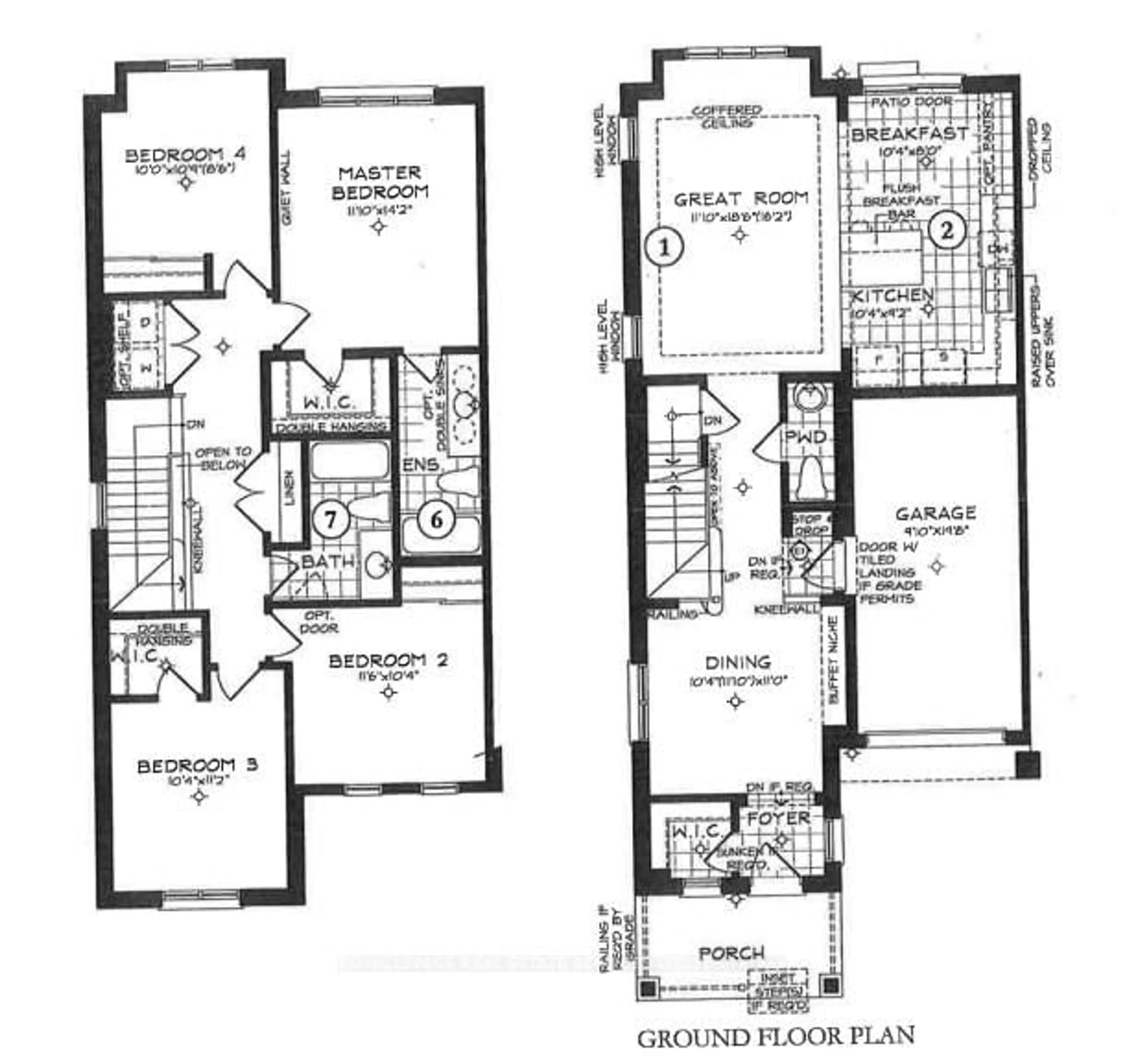Floor plan for 291 Beasley Terr, Milton Ontario L9E 1C5