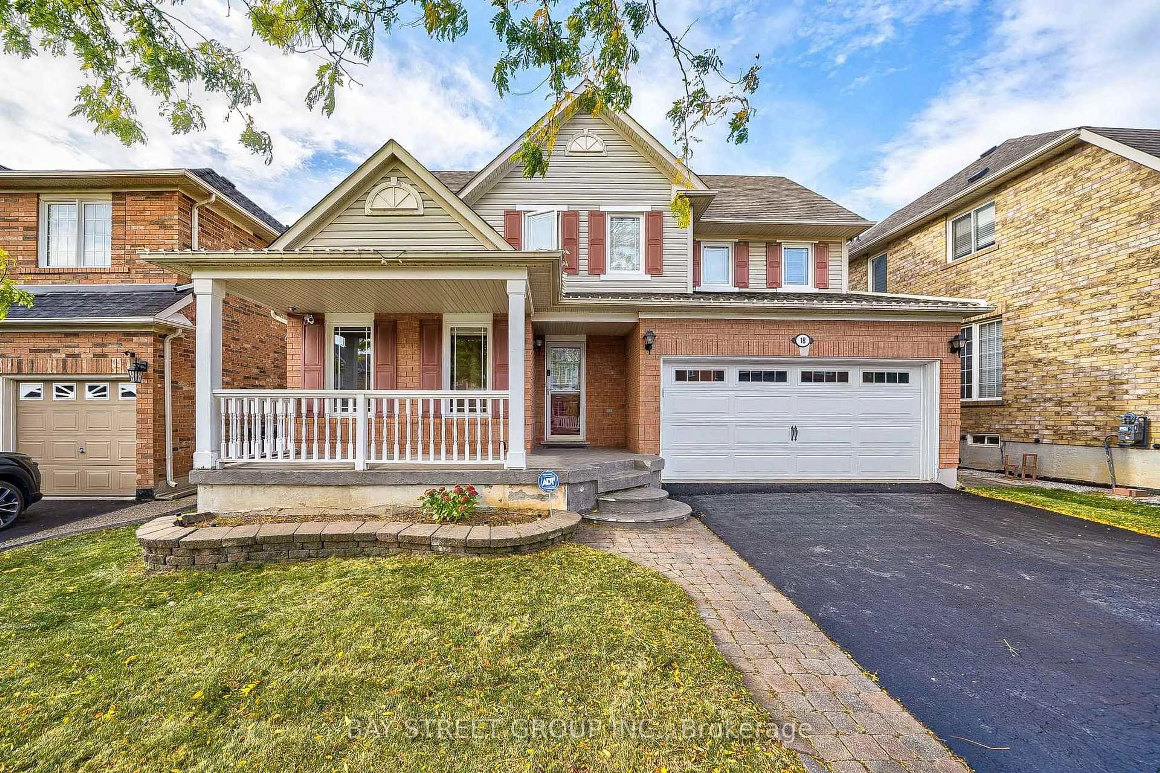 Home with brick exterior material, street for 18 Leagrove St, Brampton Ontario L7A 1Z7