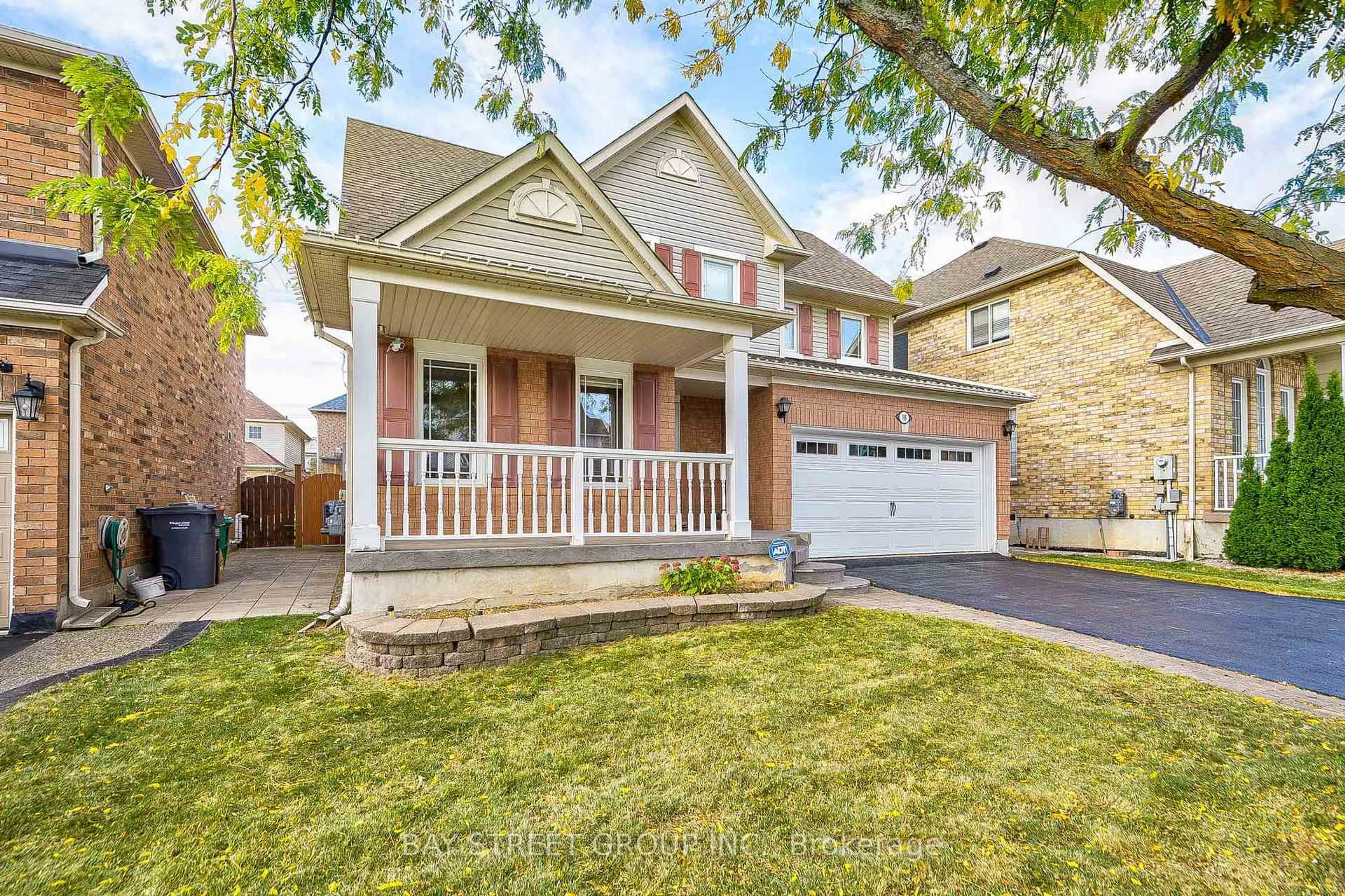 Home with brick exterior material, street for 18 Leagrove St, Brampton Ontario L7A 1Z7