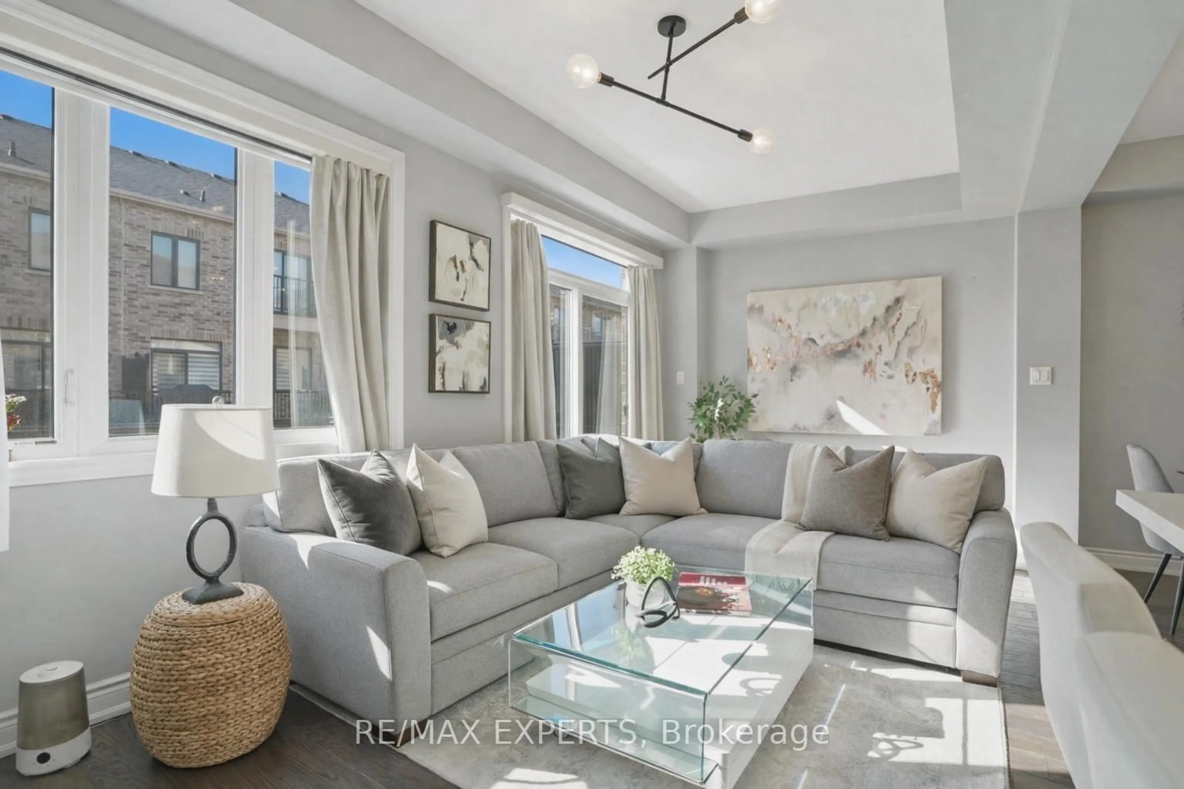 Living room with furniture, unknown for 10 Augustus Terr, Toronto Ontario M8Z 0E4