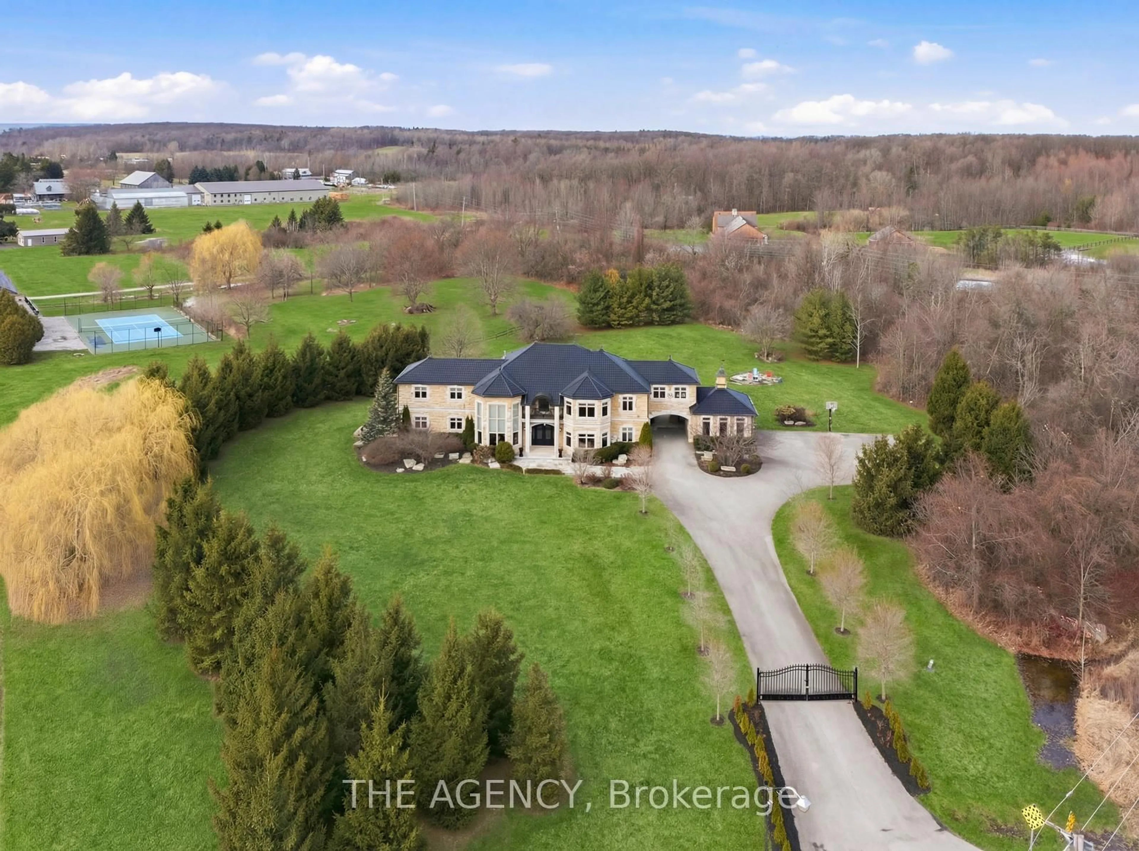 A pic from outside/outdoor area/front of a property/back of a property/a pic from drone, water/lake/river/ocean view for 2659 2 Sideroad, Burlington Ontario L7M 0S7
