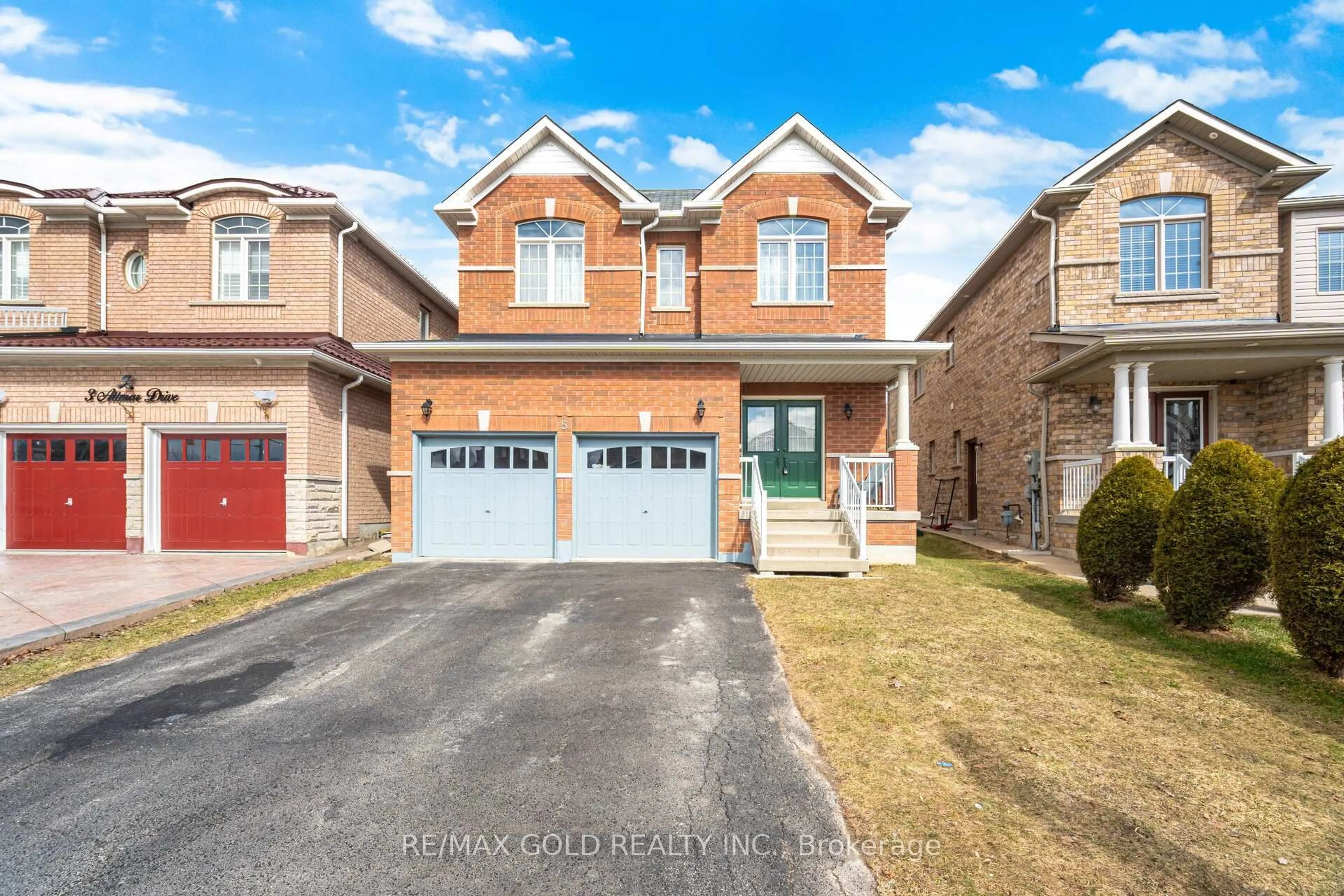 Home with brick exterior material, street for 5 Attmar Dr, Brampton Ontario L6P 2R4