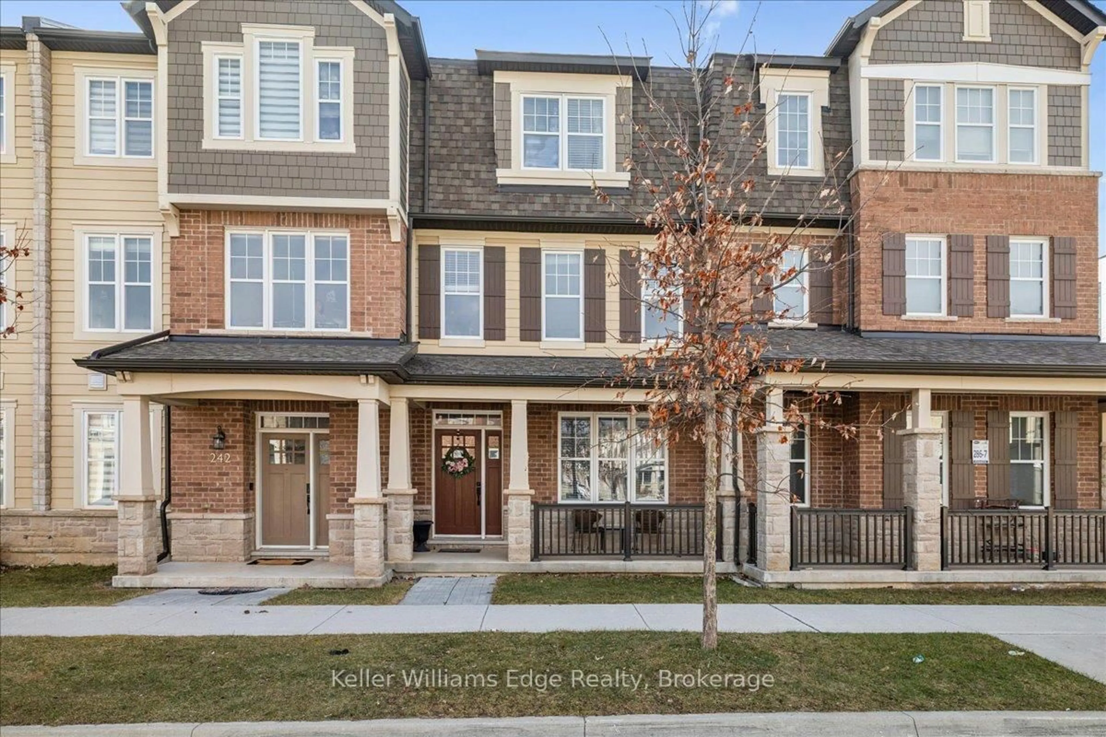 Home with brick exterior material, street for 244 Harold Dent Tr, Oakville Ontario L6M 1S2