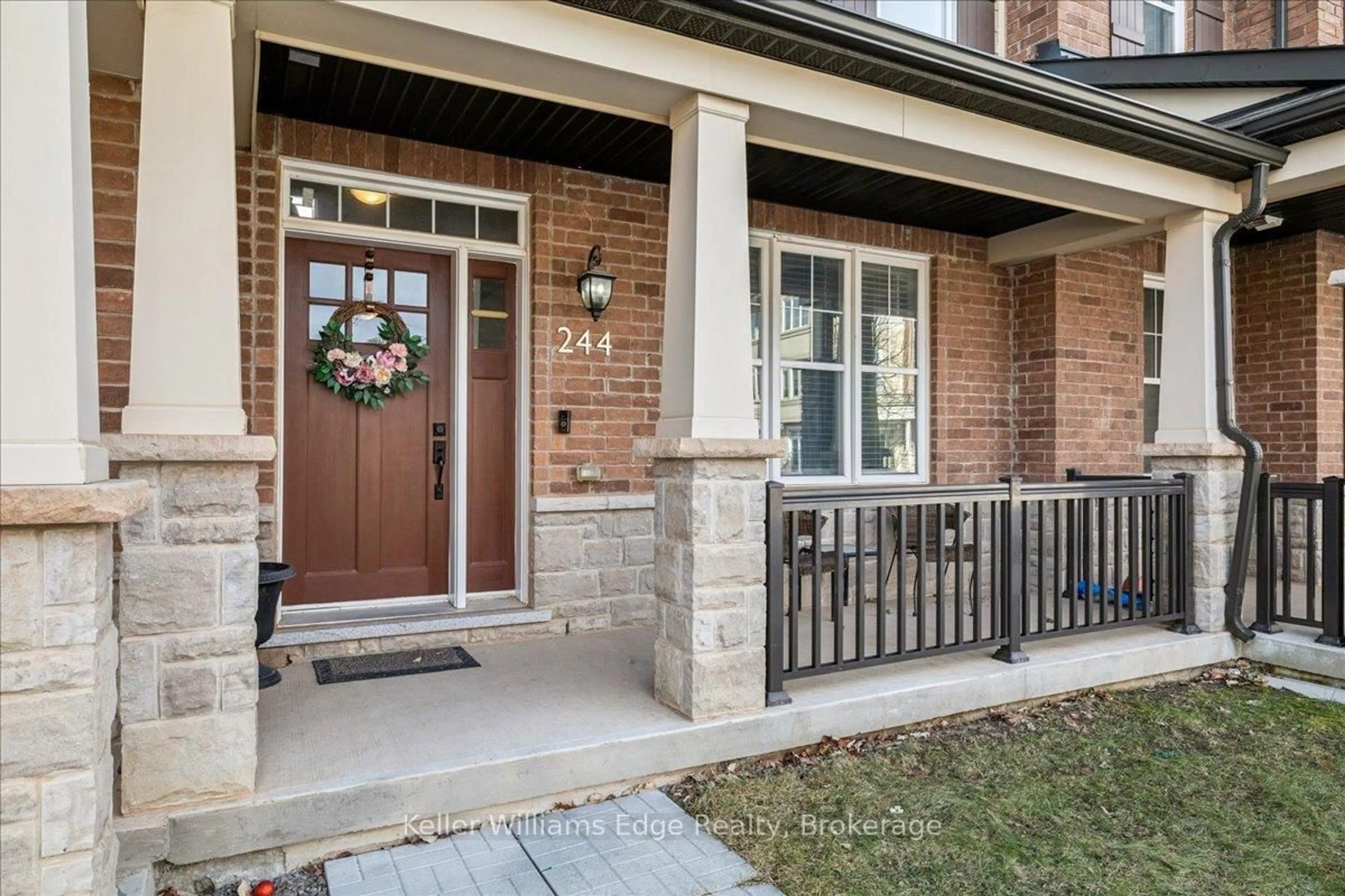 Home with brick exterior material, street for 244 Harold Dent Tr, Oakville Ontario L6M 1S2