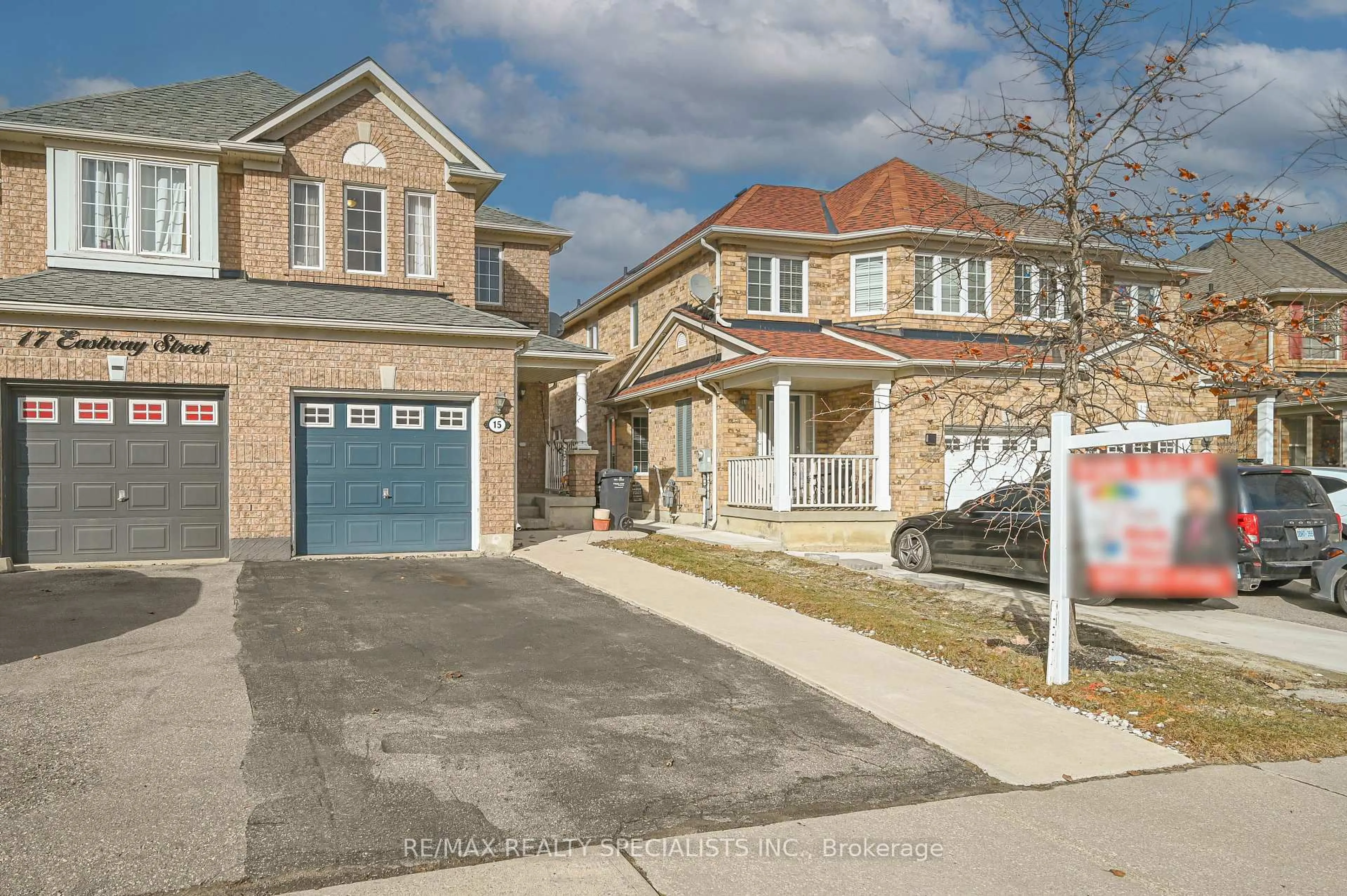 Home with brick exterior material, street for 15 Eastway St, Brampton Ontario L6S 6L8