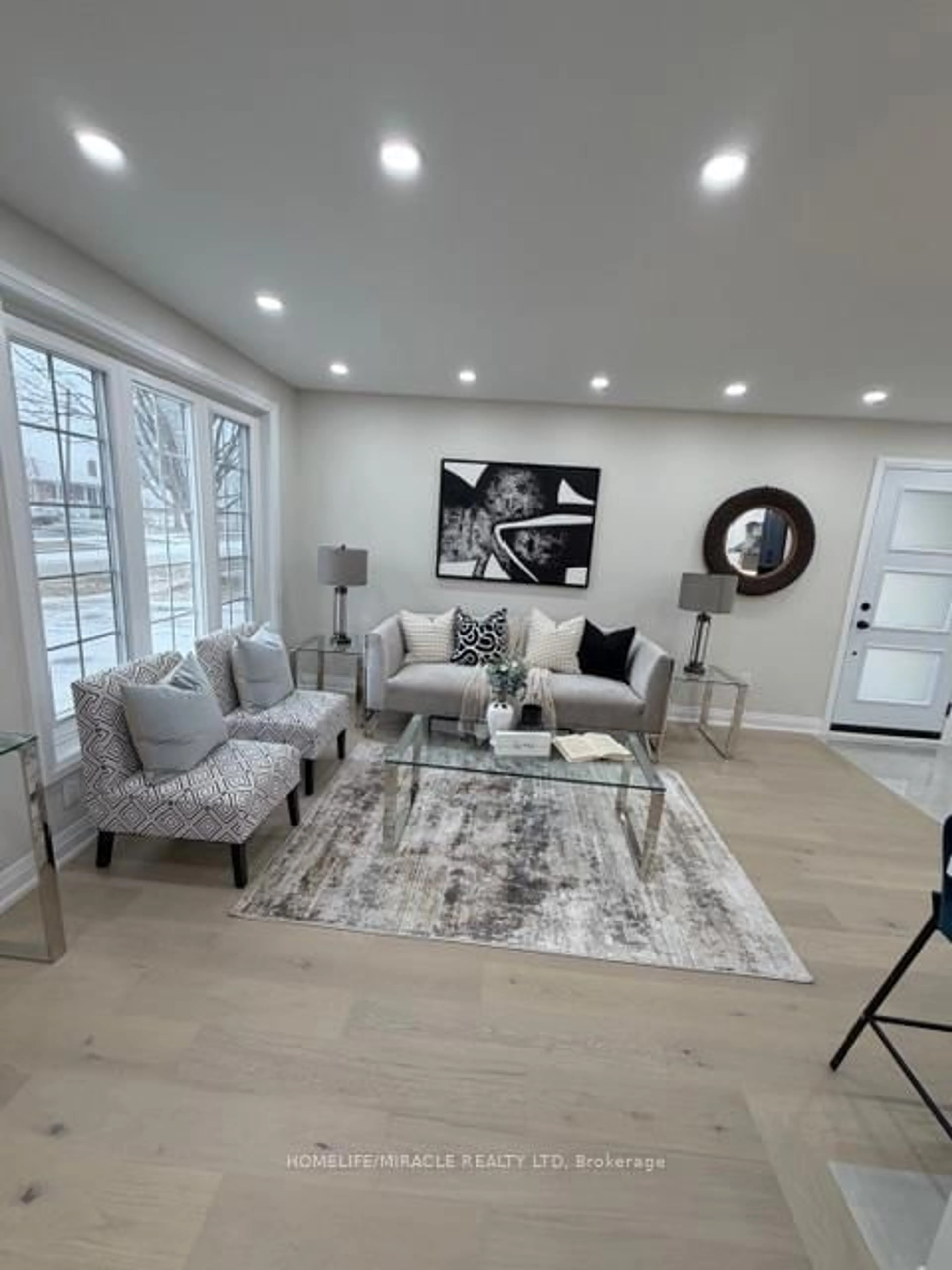 Living room with furniture, unknown for 55 Taysham Cres, Toronto Ontario M9V 1X1