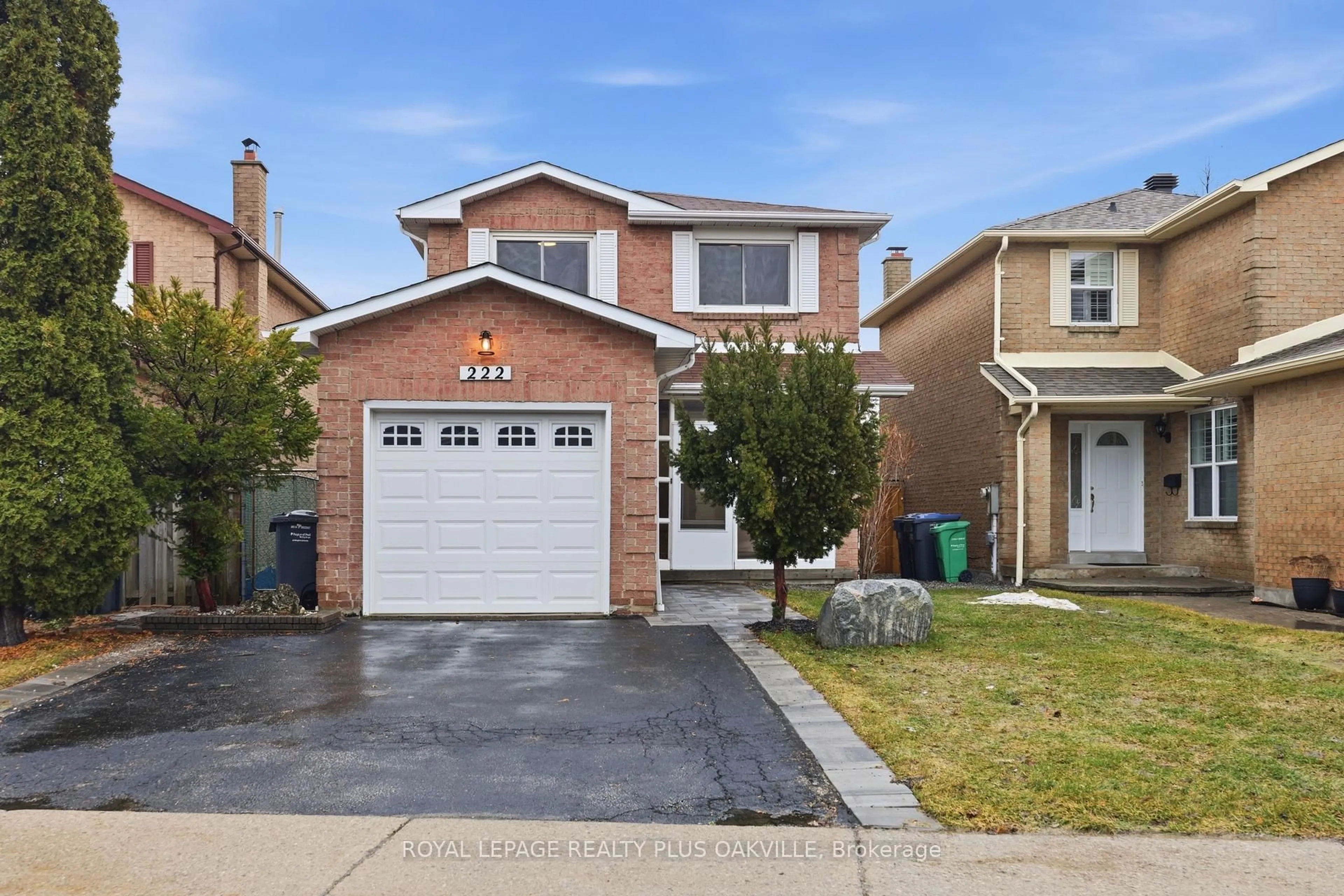 Home with brick exterior material, street for 222 Winfield Terr, Mississauga Ontario L5R 1L2