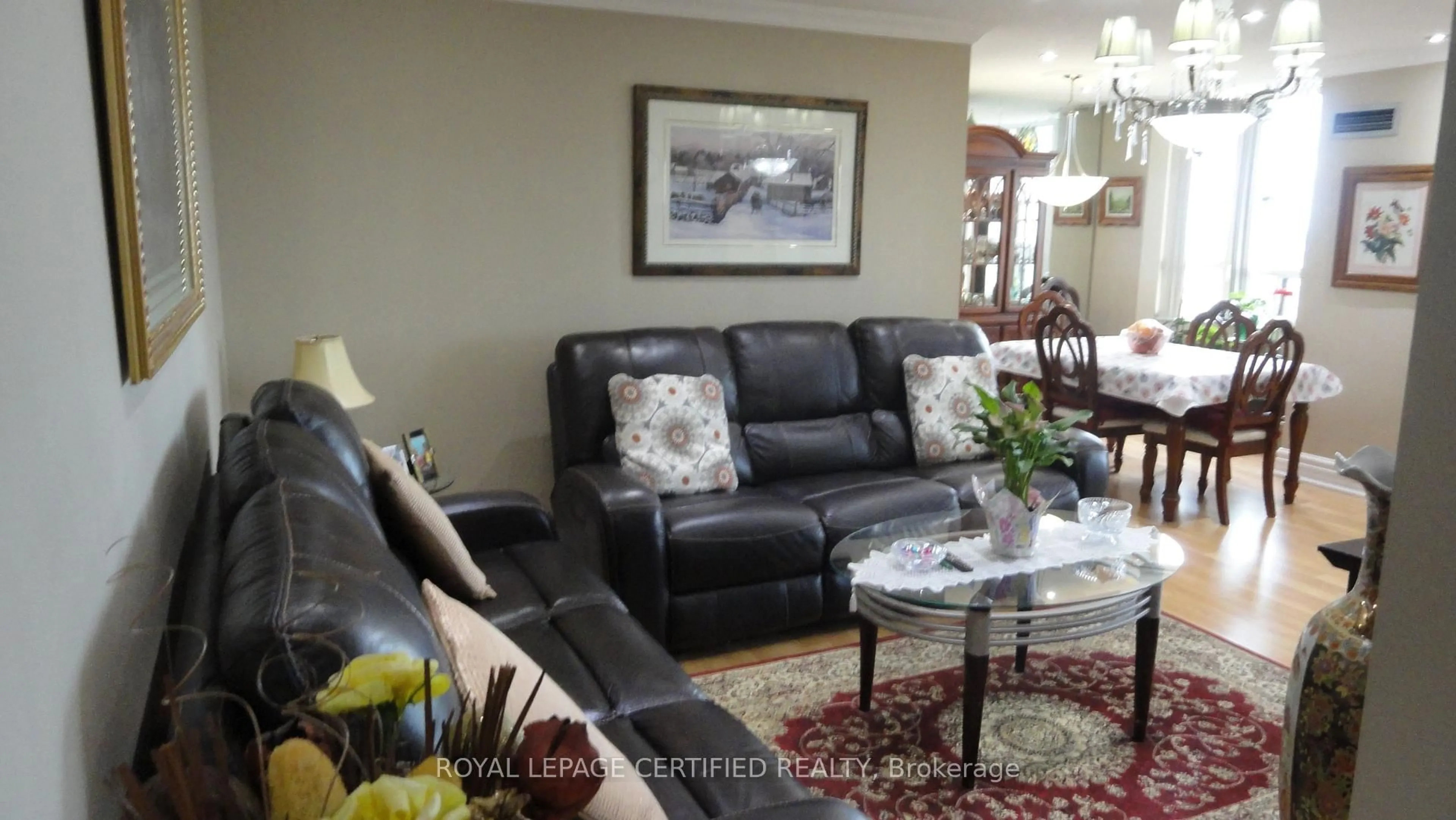 Living room with furniture, unknown for 100 County Court Blvd #Ph9, Brampton Ontario L6W 3X1