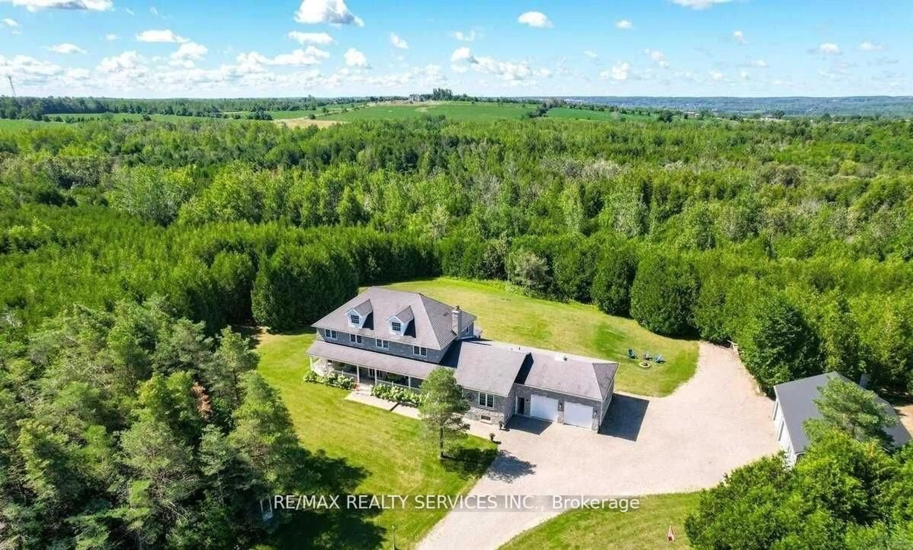 A pic from outside/outdoor area/front of a property/back of a property/a pic from drone, unknown for 20040 Kennedy Rd, Caledon Ontario L7K 1Y3