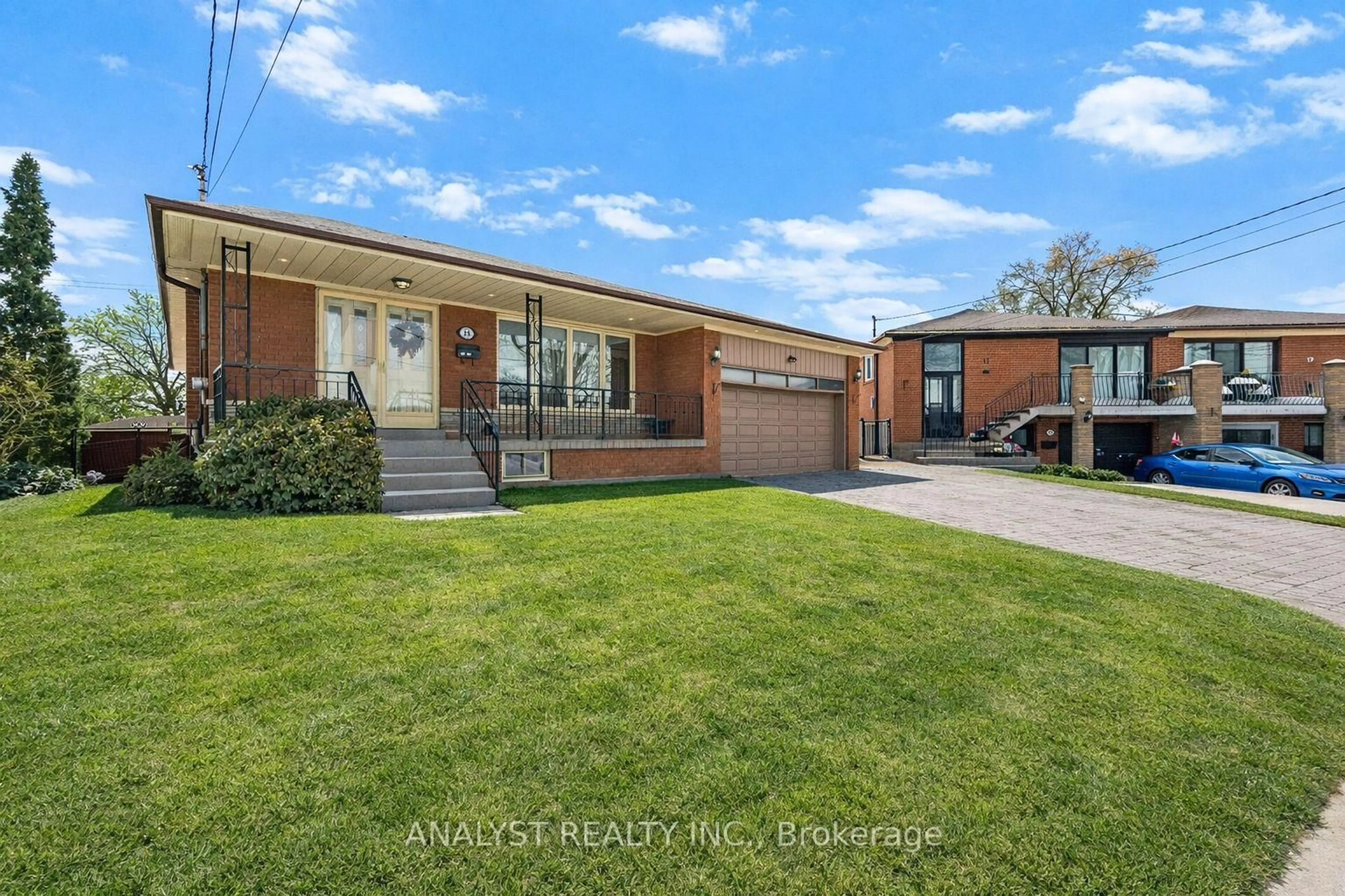 Home with brick exterior material, street for 15 Debby Crt, Toronto Ontario M9N 2L7