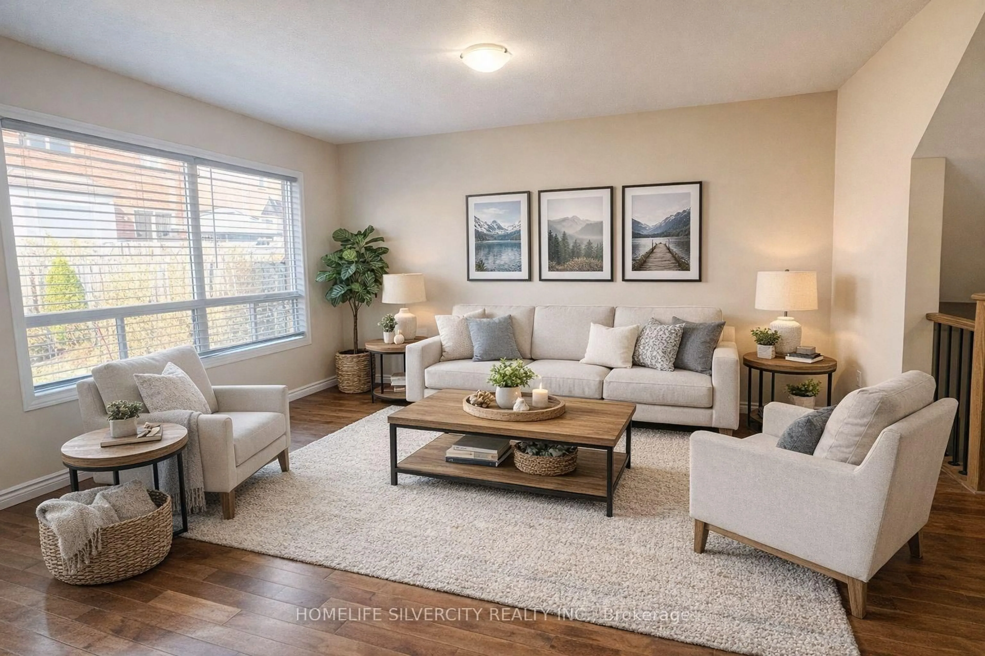 Living room with furniture, unknown for 907 Zelinsky Cres, Milton Ontario L9T 0L5