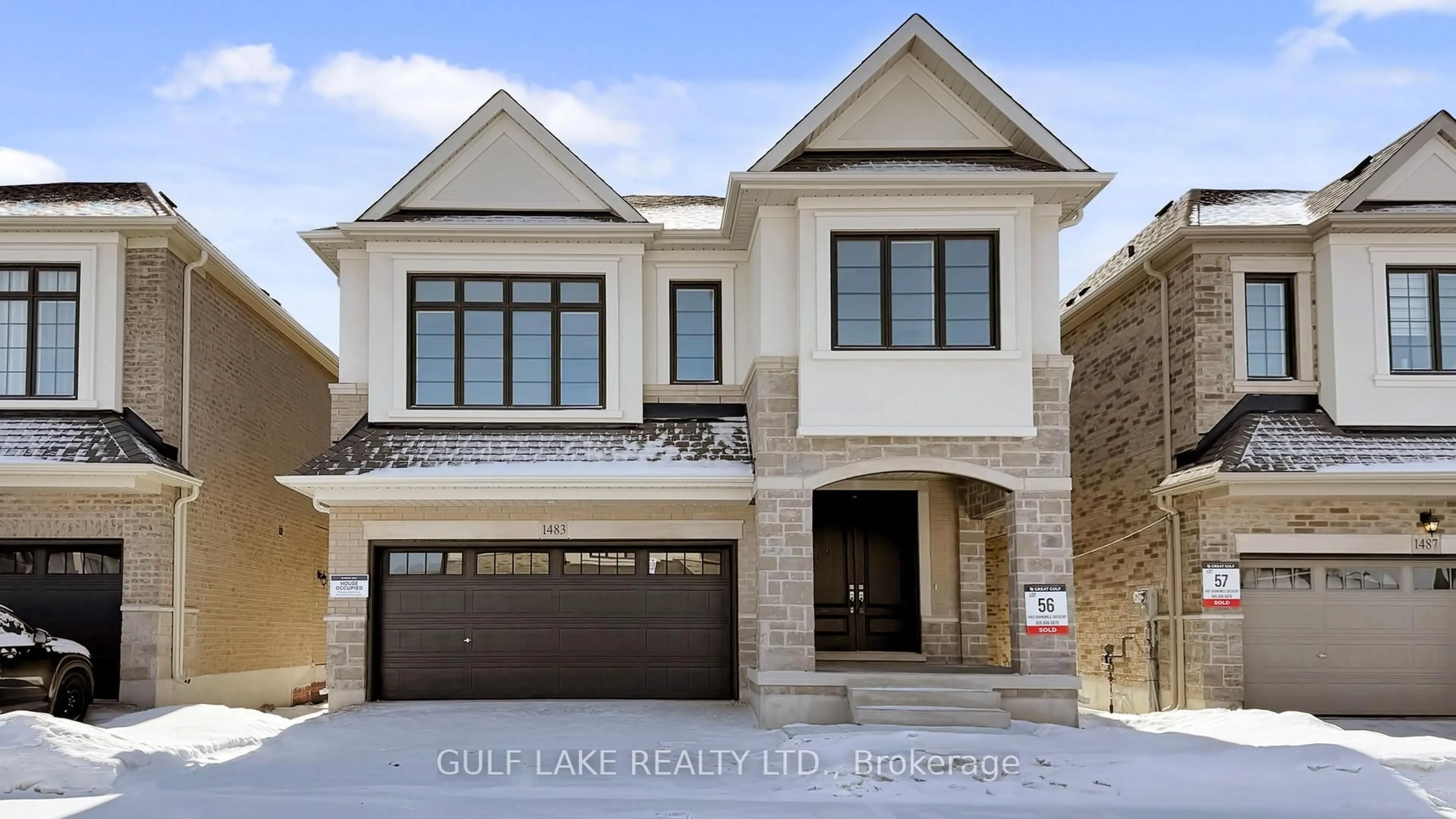 Home with brick exterior material, street for 1483 Chamomile Cres, Milton Ontario L9E 2G5