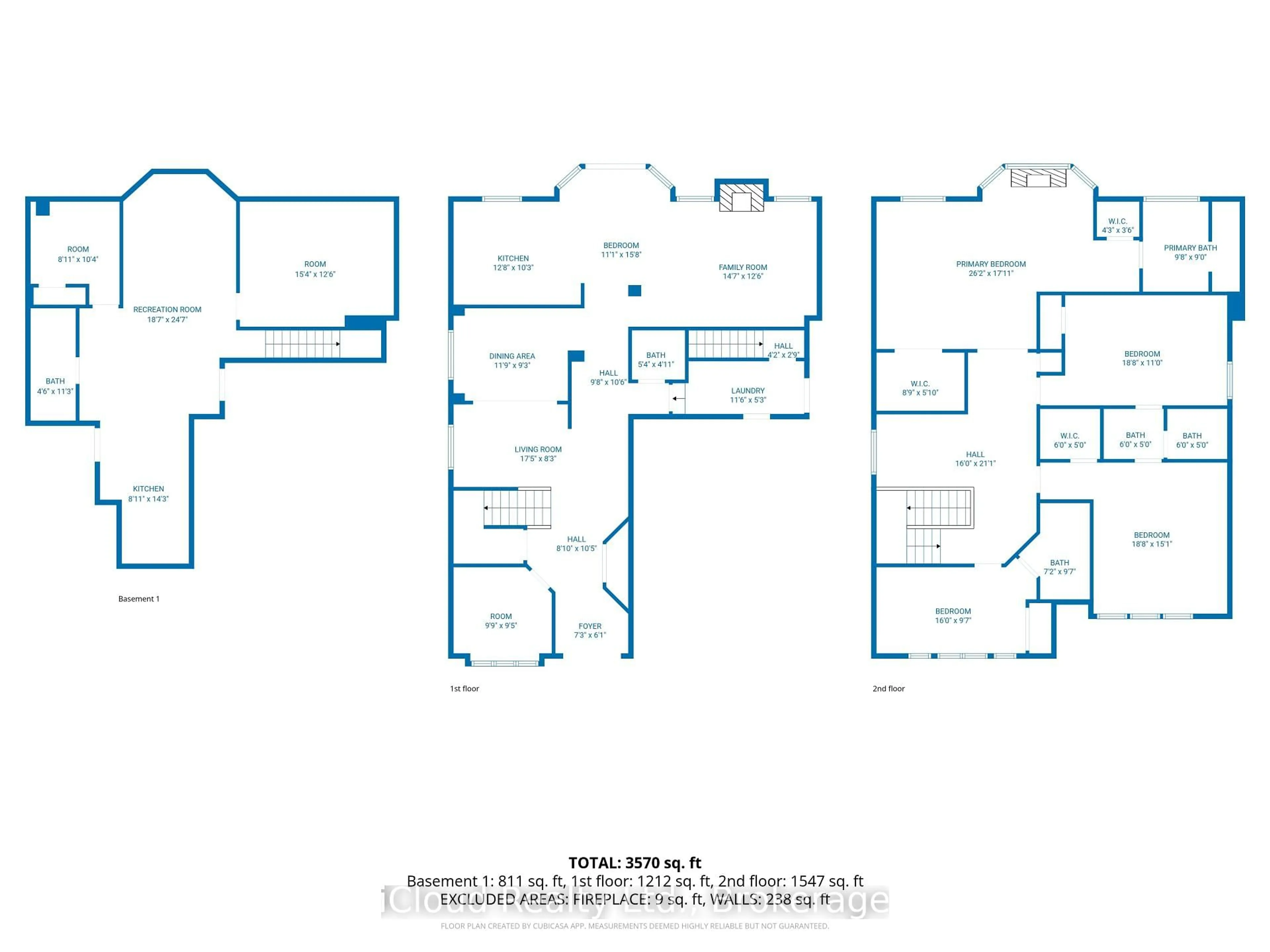Floor plan for 81 Crown Victoria Dr, Brampton Ontario L7A 3X1