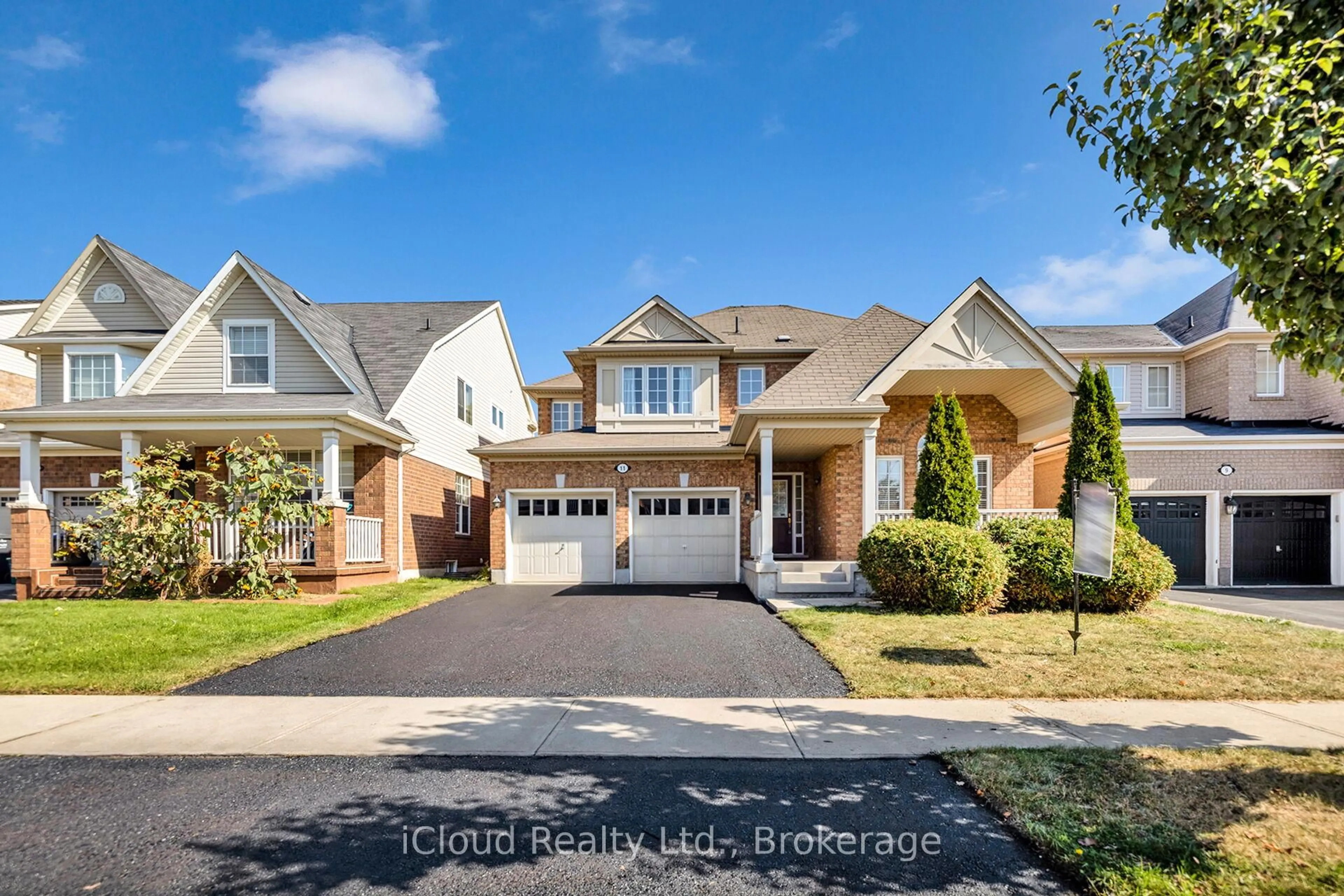 Home with brick exterior material, street for 11 Bonavista Dr, Brampton Ontario L6X 0N2