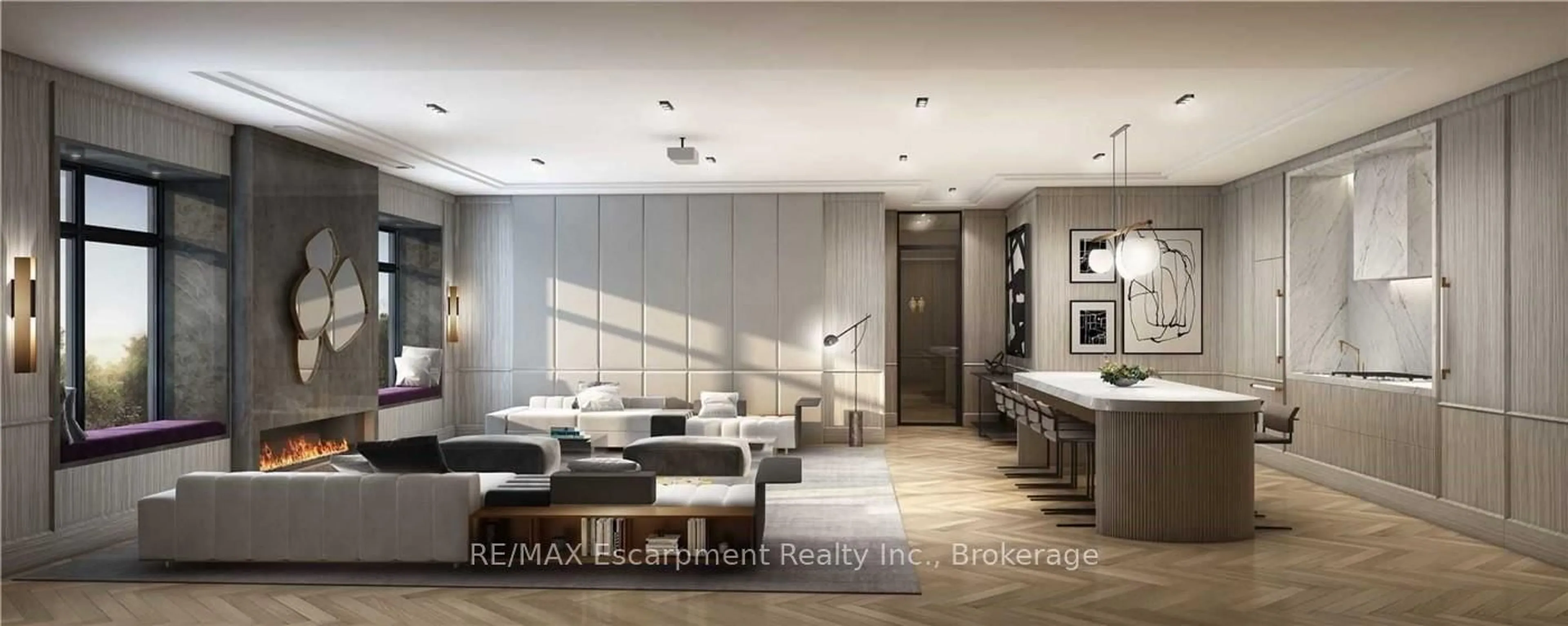 Lobby for 123 Maurice Dr #201, Oakville Ontario L6K 2W6