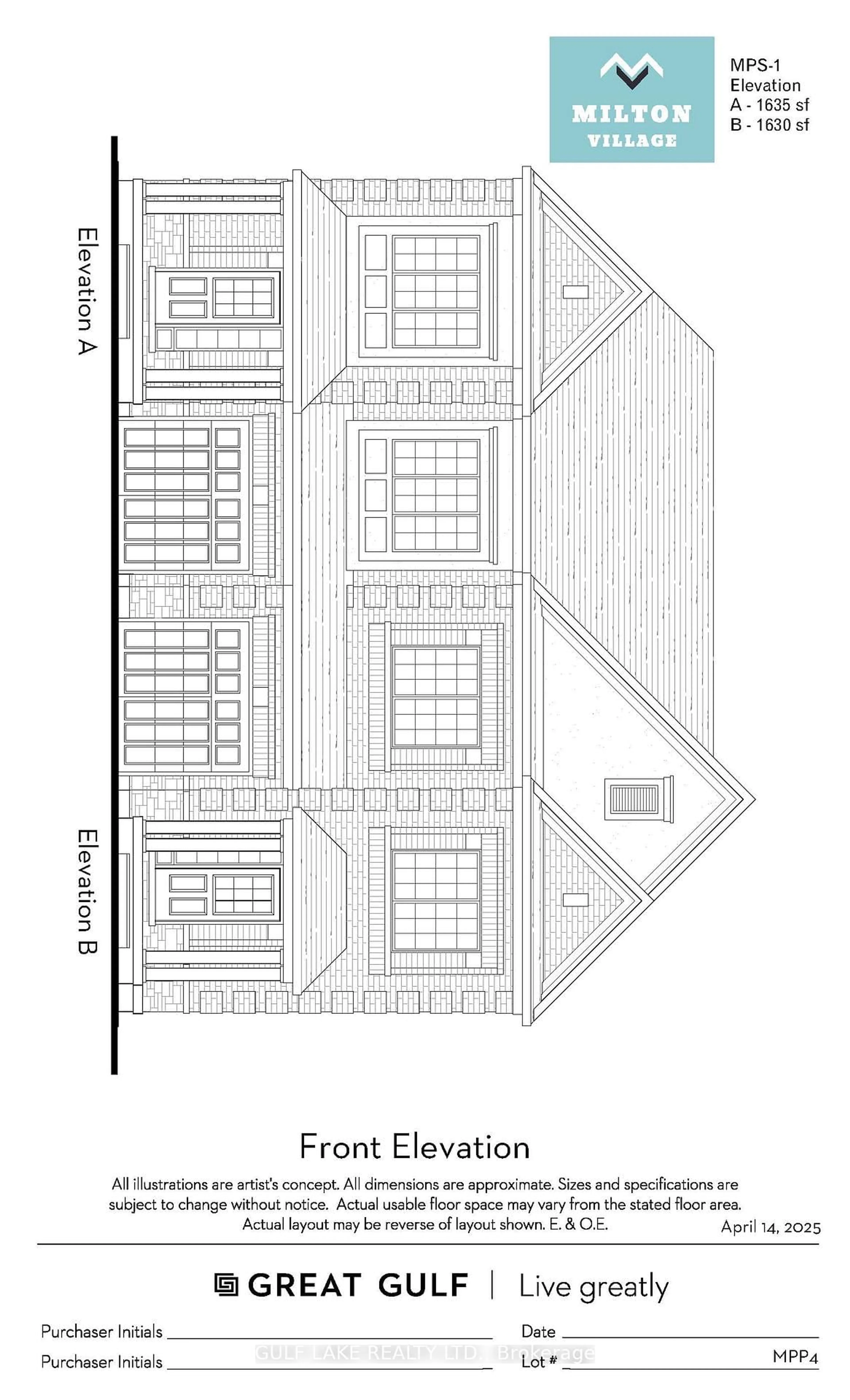 Floor plan for 1595 Fiddlehead Lane, Milton Ontario L9E 1T3