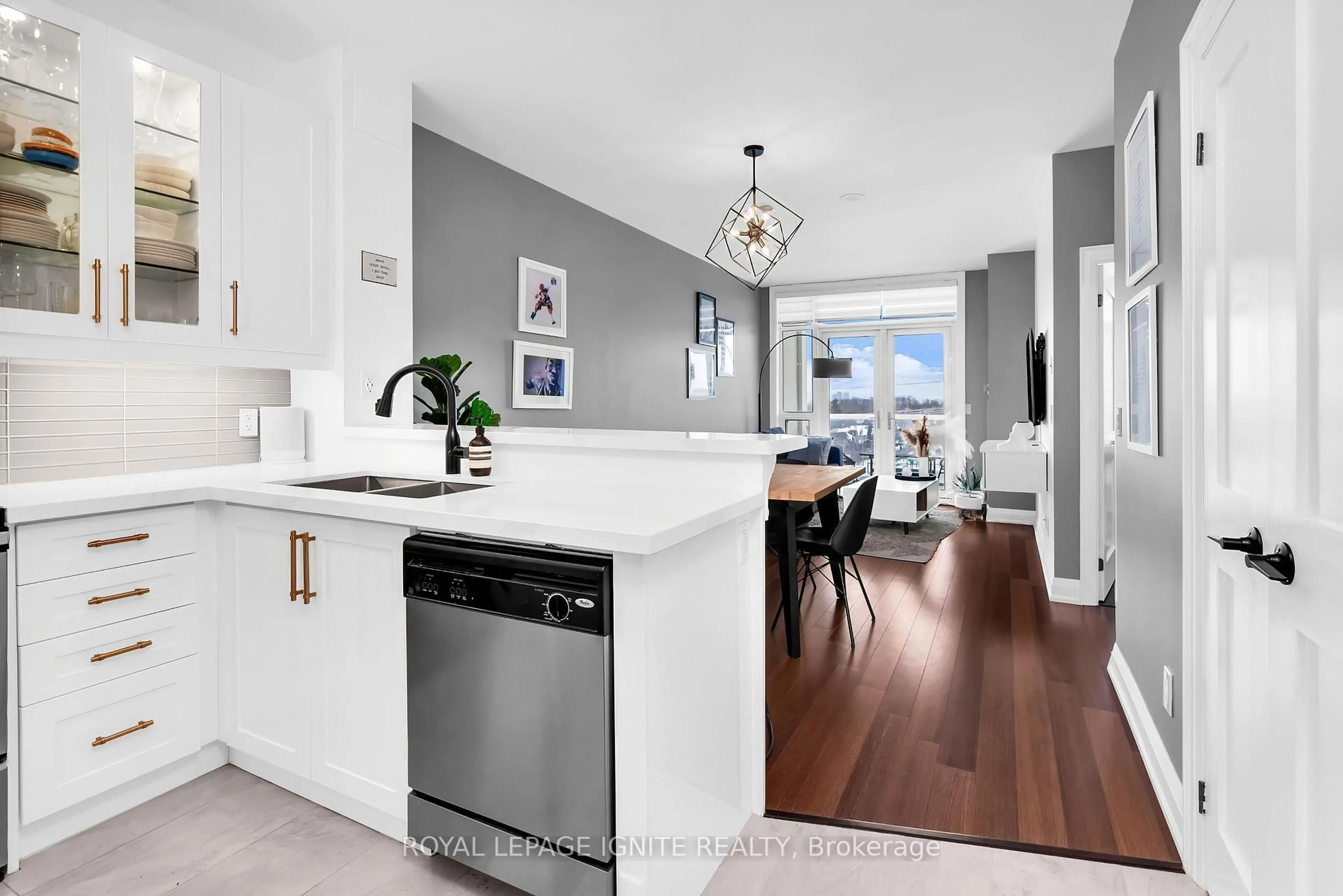 Open concept kitchen, unknown for 1135 Royal York Rd #704, Toronto Ontario M9A 0C3