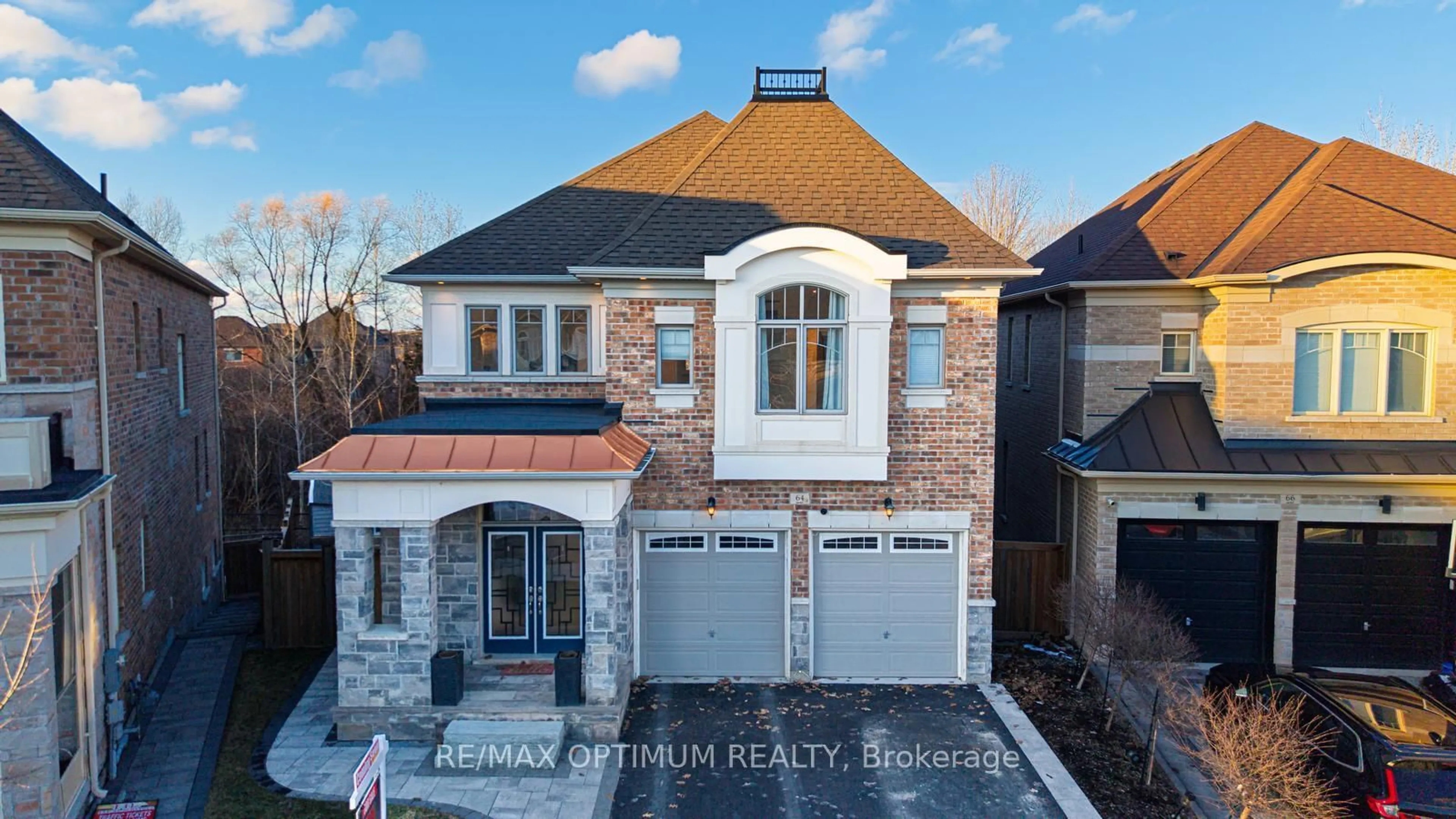 Home with brick exterior material, street for 64 Elysian Fields Circ, Brampton Ontario L6Y 6E8