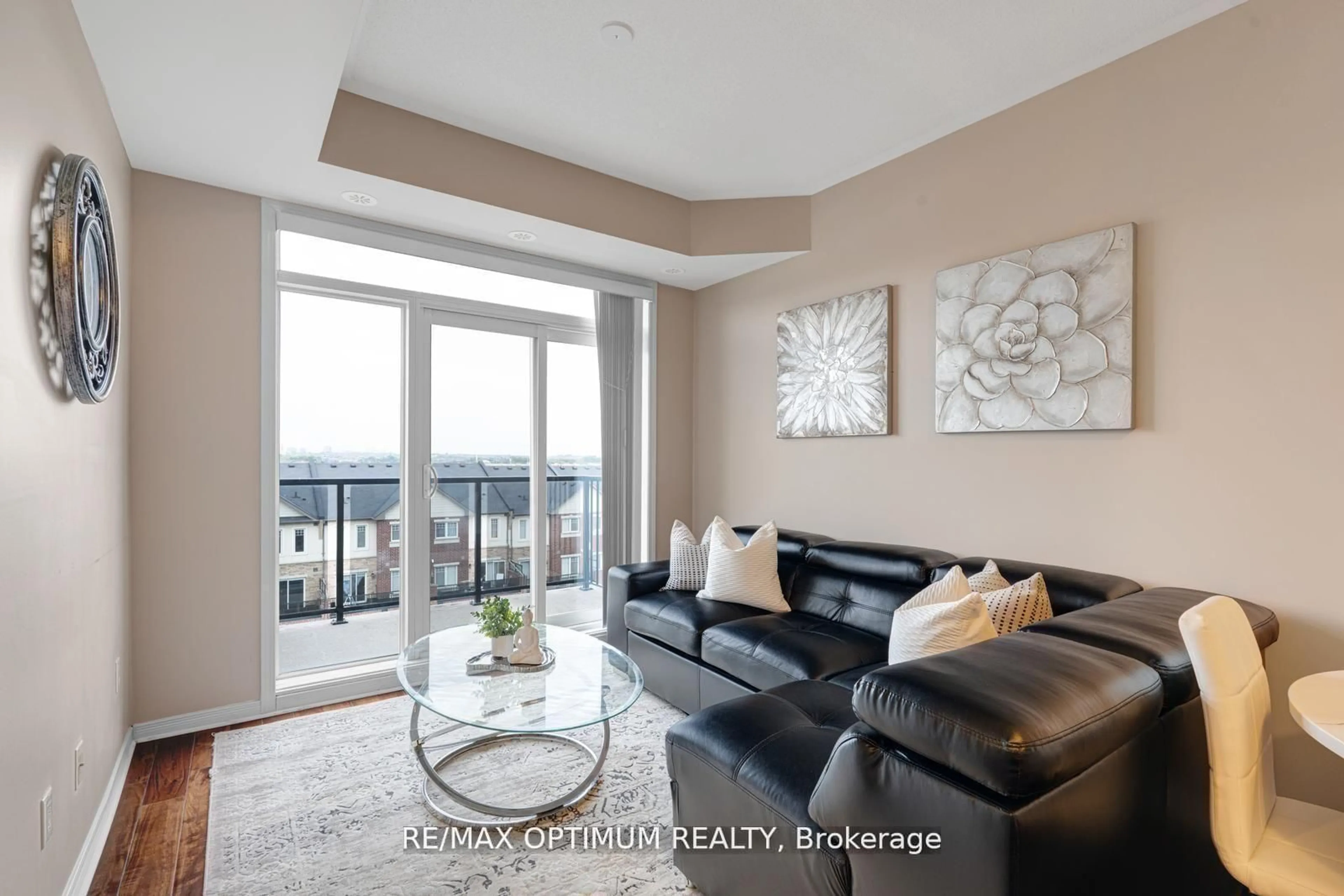 Living room with furniture, unknown for 50 Sky Harbour Dr #402, Brampton Ontario L6Y 6B8