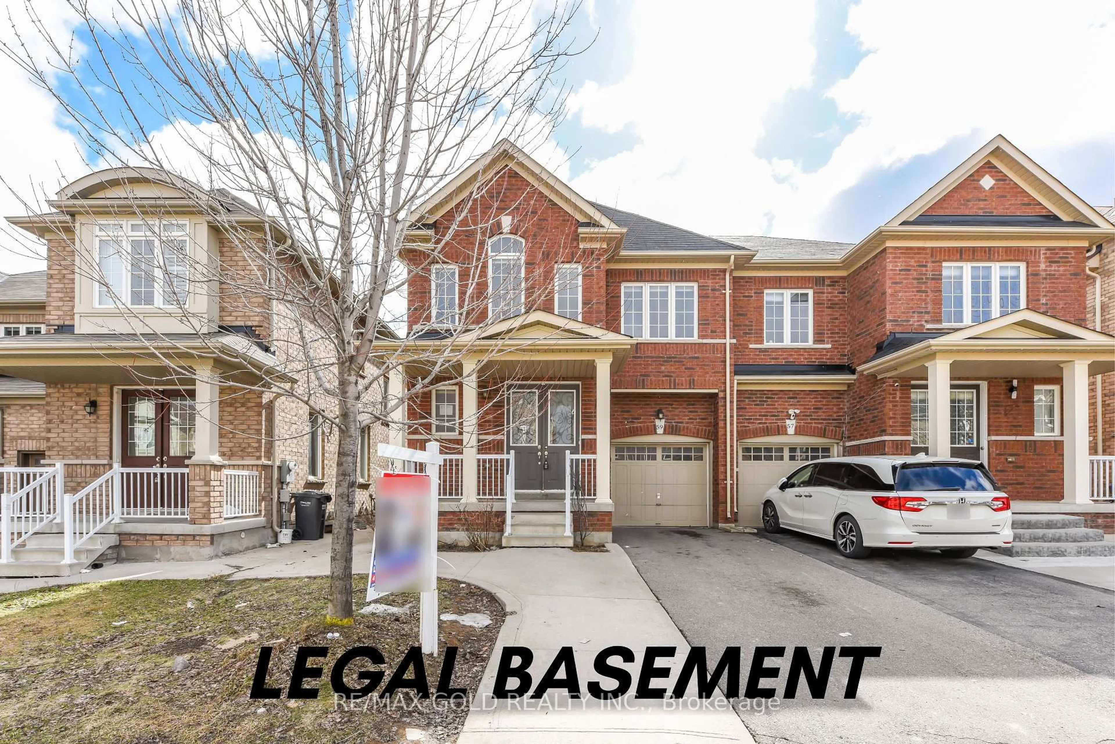 Home with brick exterior material, street for 59 Vezna Cres, Brampton Ontario L6X 5K4