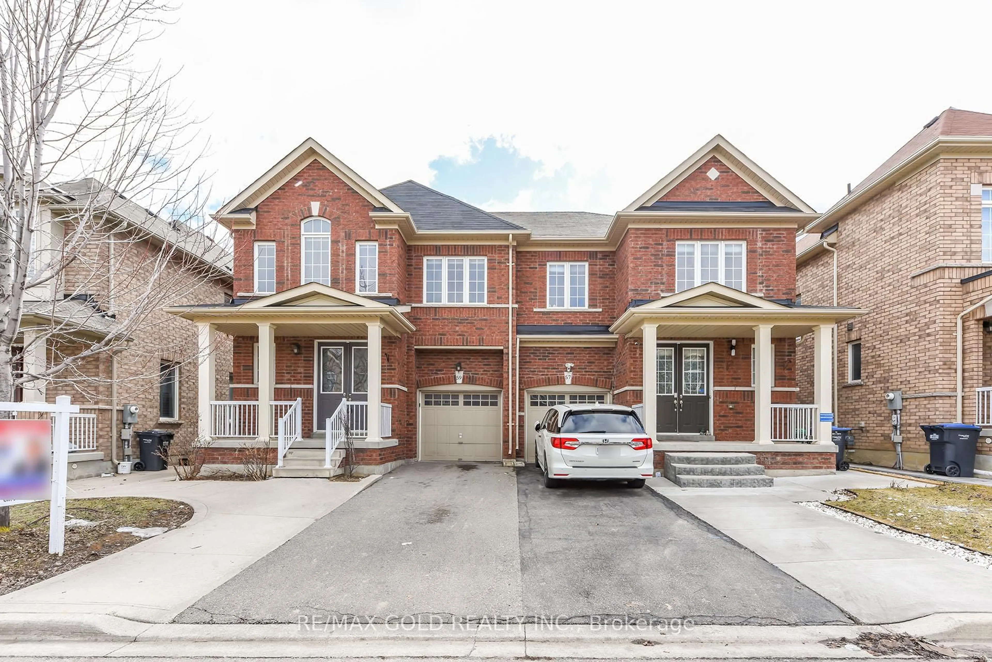 Home with brick exterior material, street for 59 Vezna Cres, Brampton Ontario L6X 5K4