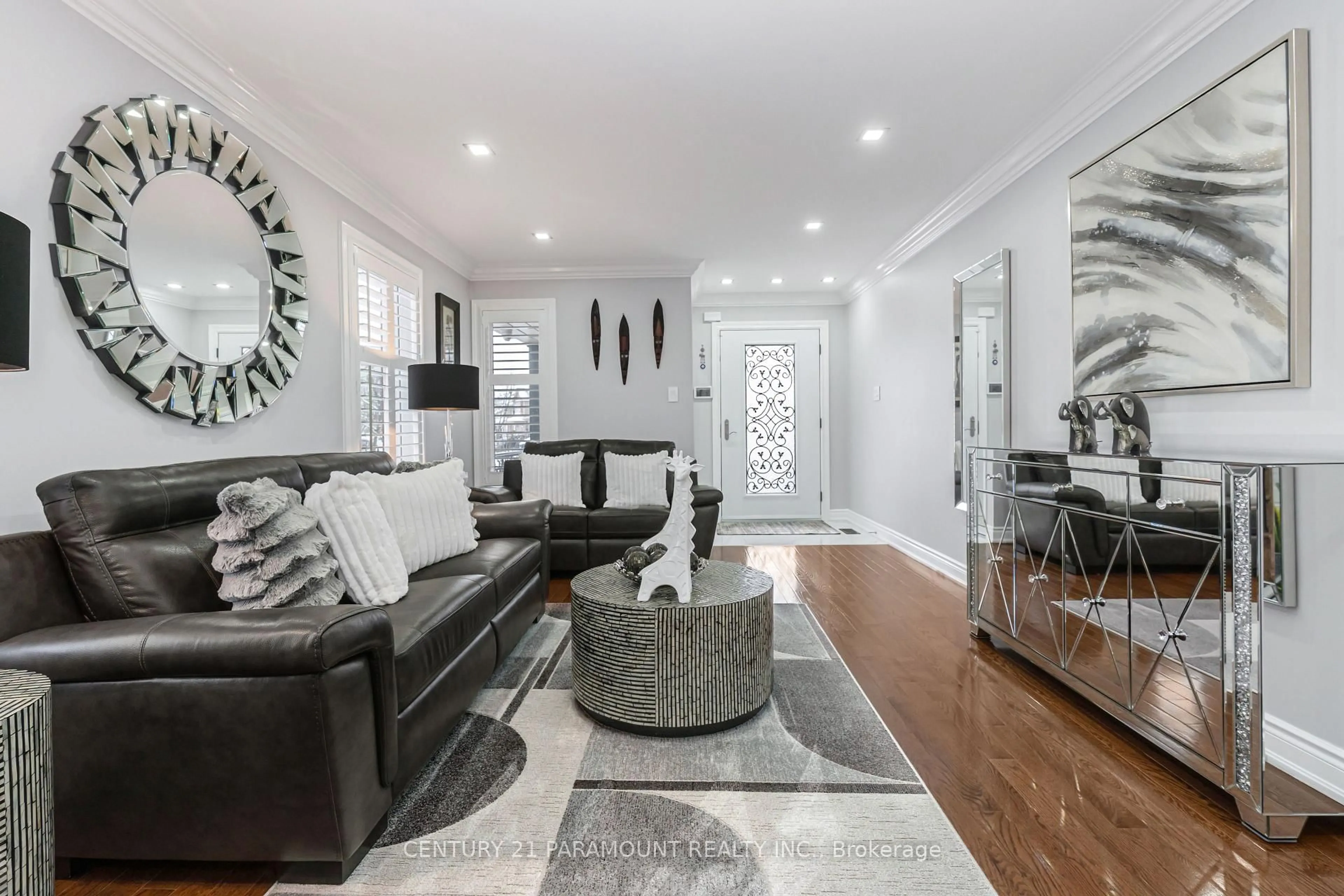 Living room with furniture, unknown for 14 Redfinch Way, Brampton Ontario L7A 2B3