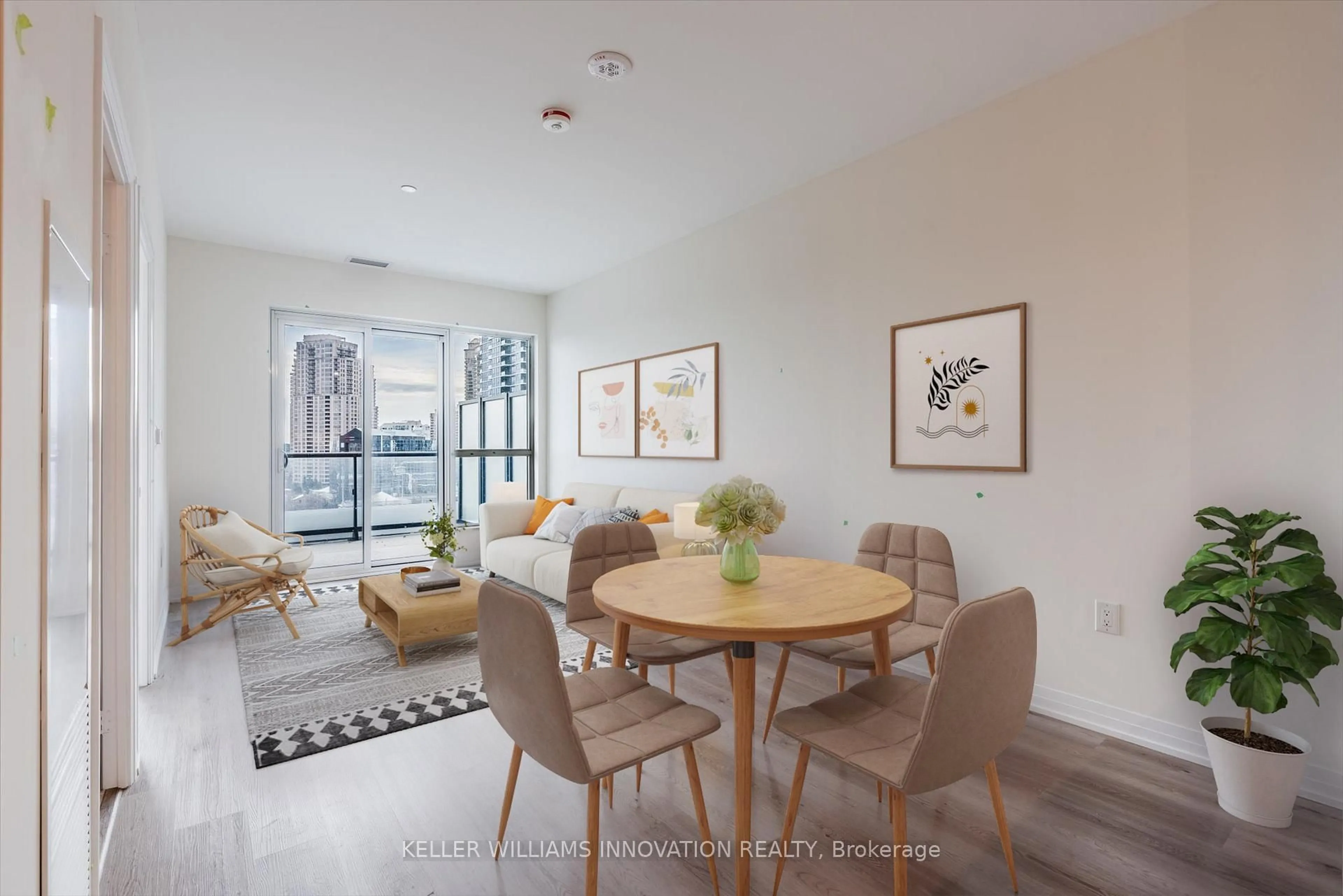 Living room with furniture, unknown for 15 Watergarden Dr #702, Mississauga Ontario L5R 0H4