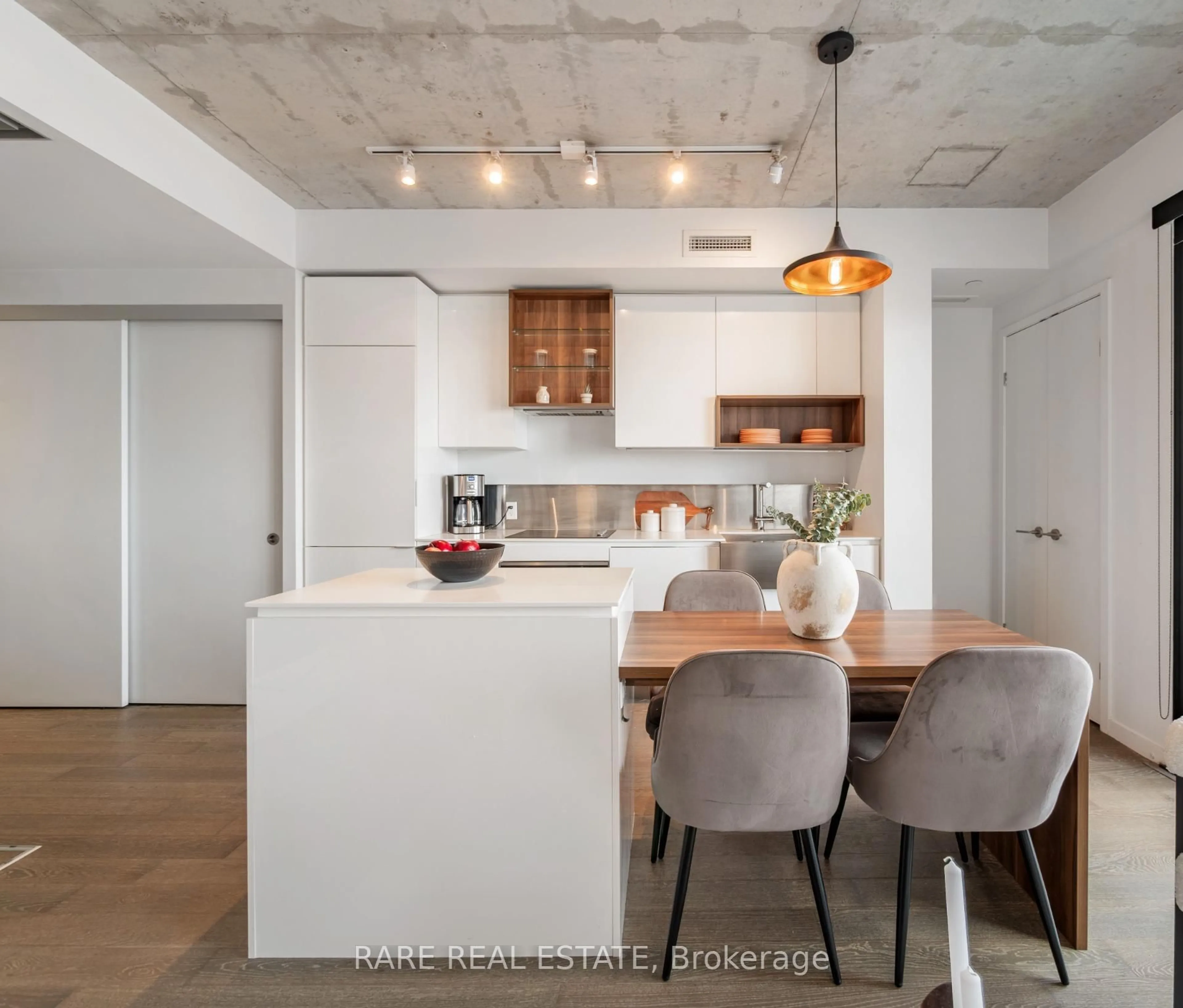 Open concept kitchen, unknown for 383 Sorauren Ave #608, Toronto Ontario M6R 0A4