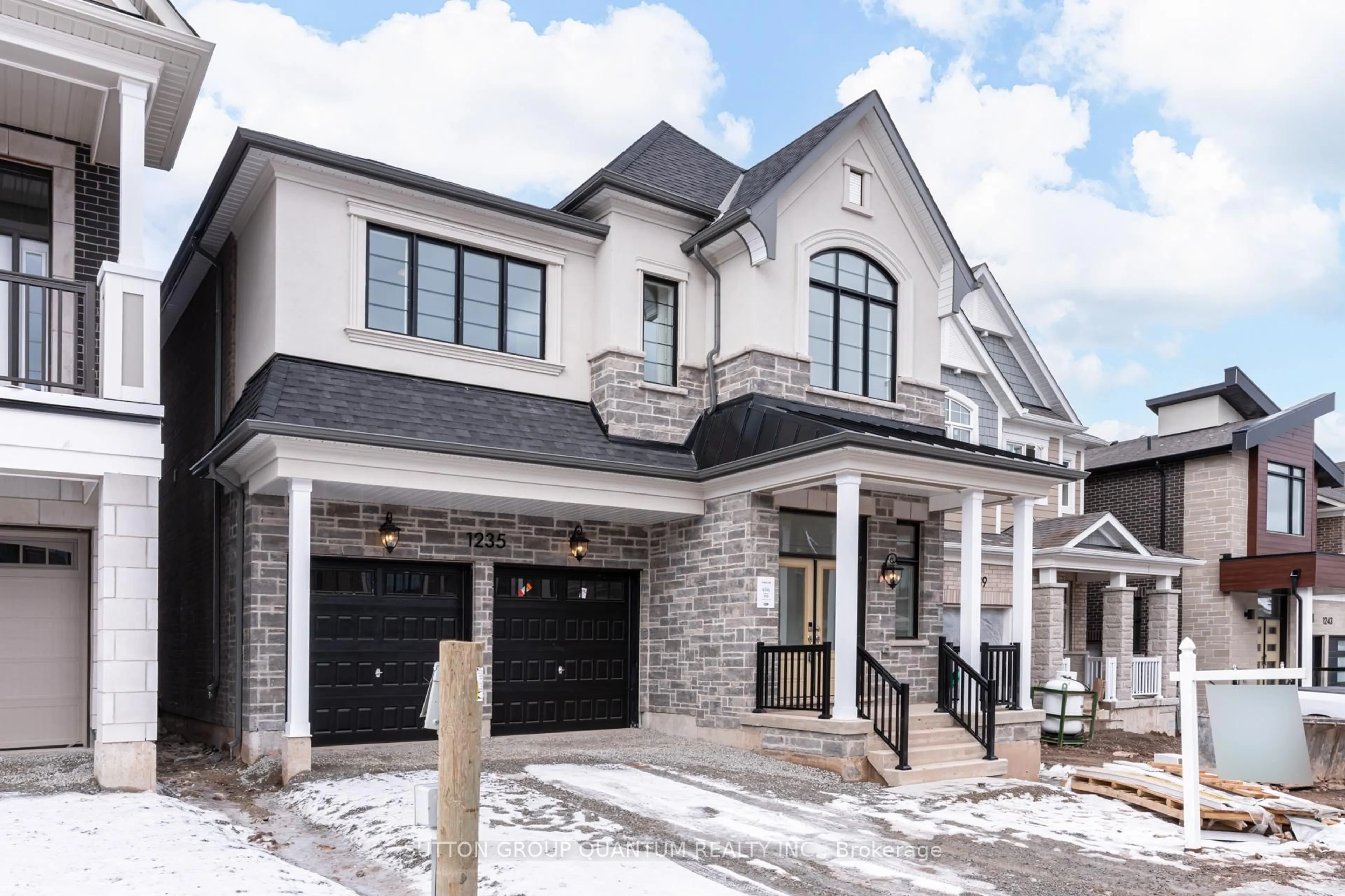 Home with brick exterior material, street for 1235 Black Bear Tr, Oakville Ontario L6H 8B2