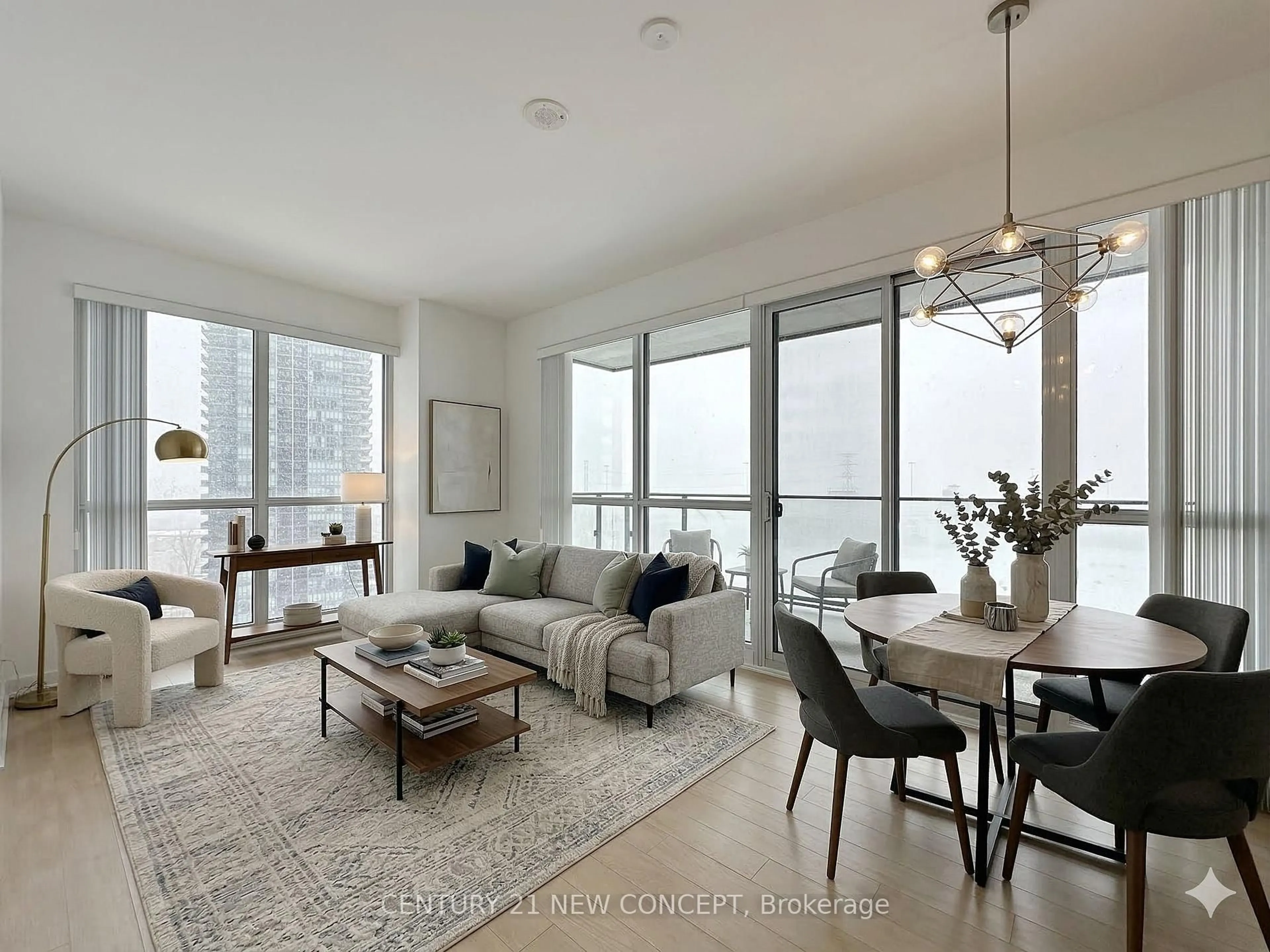 Living room with furniture, unknown for 10 Park Lawn Rd #1507, Toronto Ontario M8V 0H9