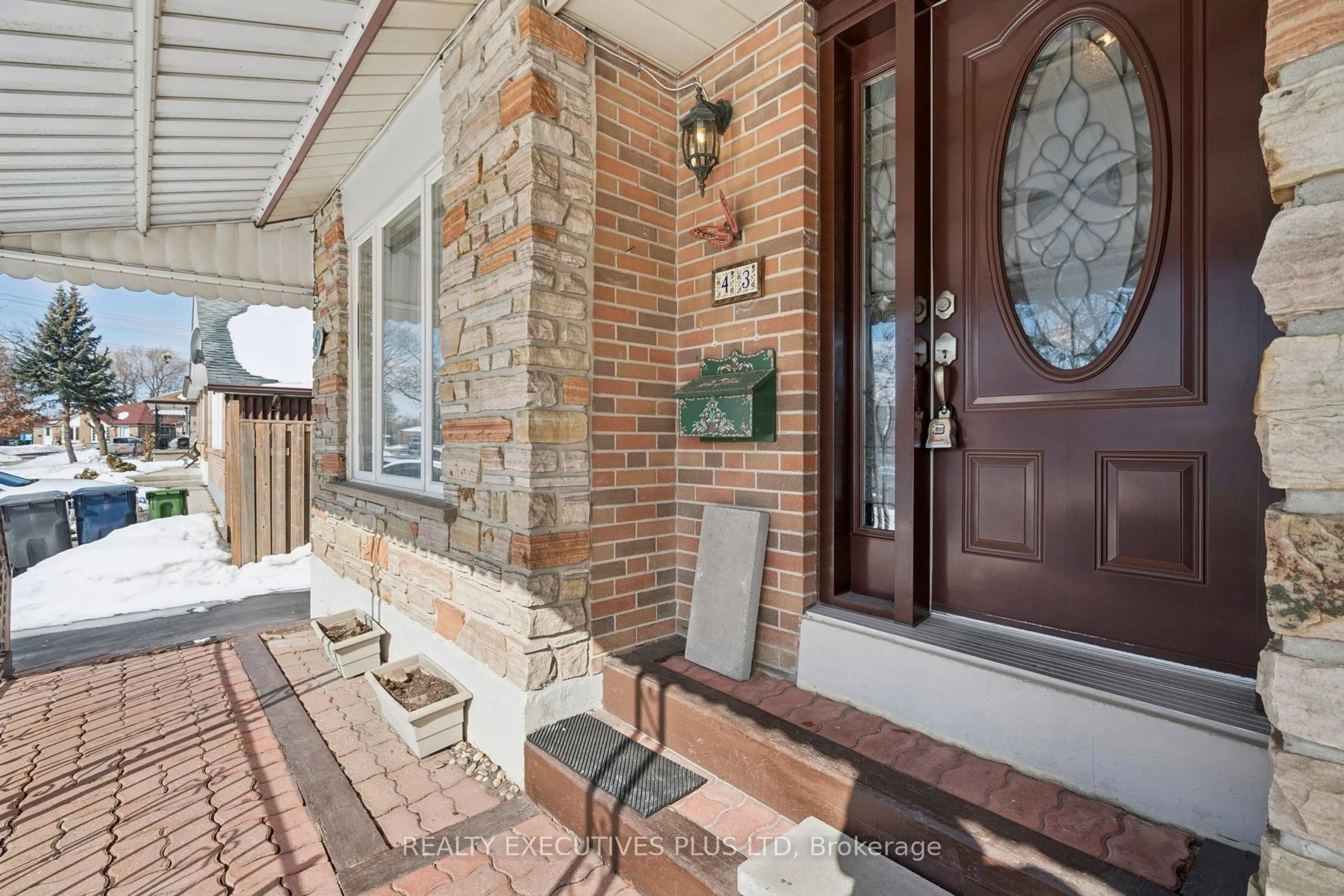 Home with brick exterior material, street for 43 Marlebon Rd, Toronto Ontario M9V 3V8