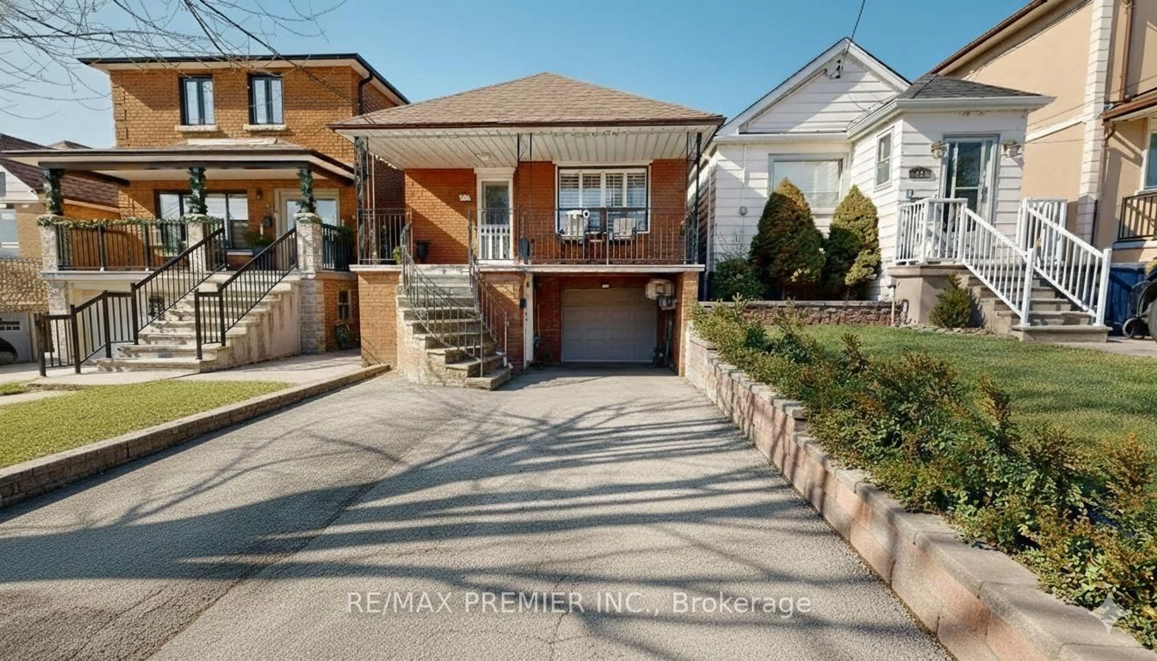 Home with brick exterior material, street for 52 Montcalm Ave, Toronto Ontario M6E 4N7