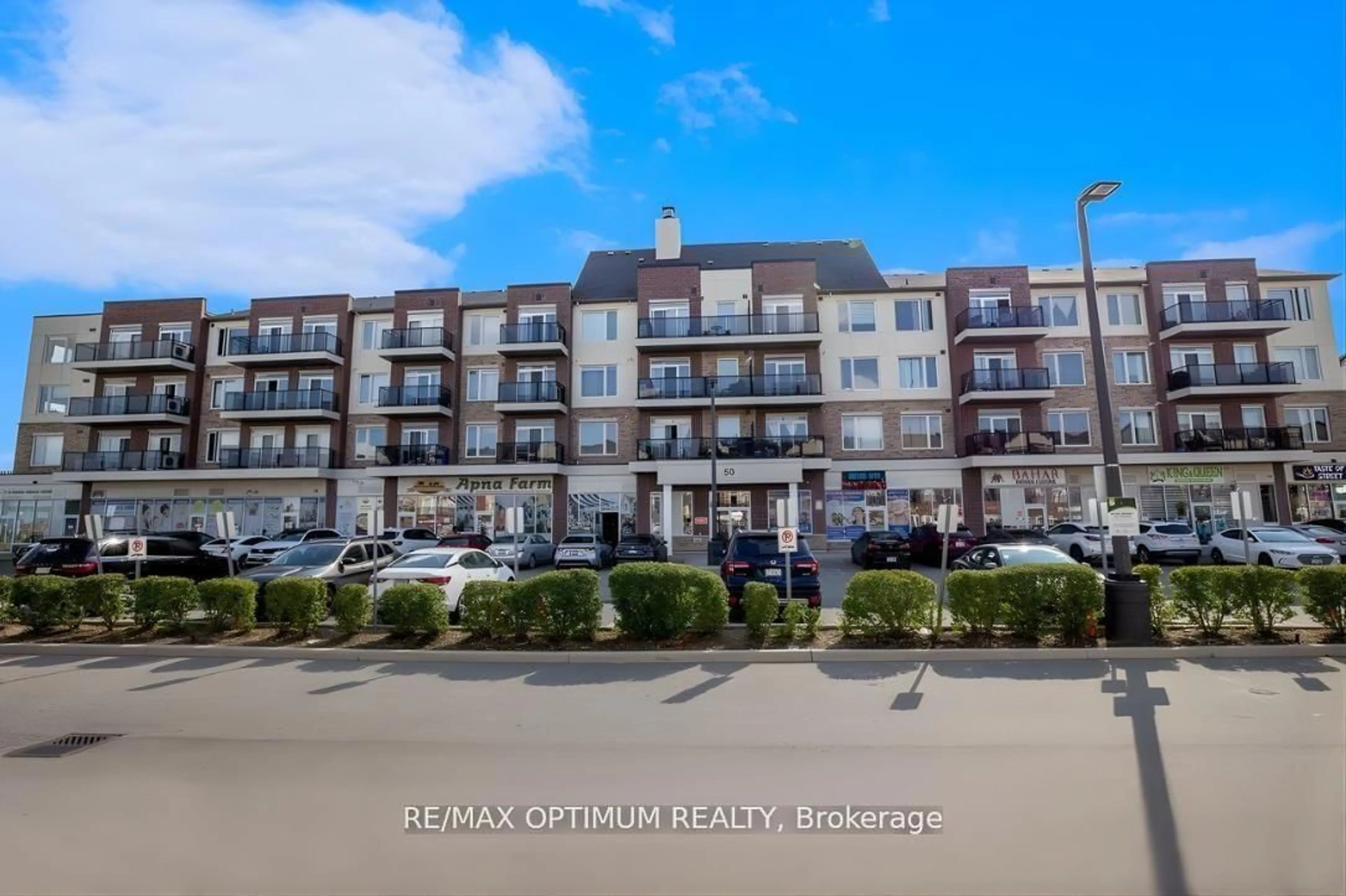 A pic from outside/outdoor area/front of a property/back of a property/a pic from drone, unknown for 50 Sky Harbour Dr #406, Brampton Ontario L6Y 6B8