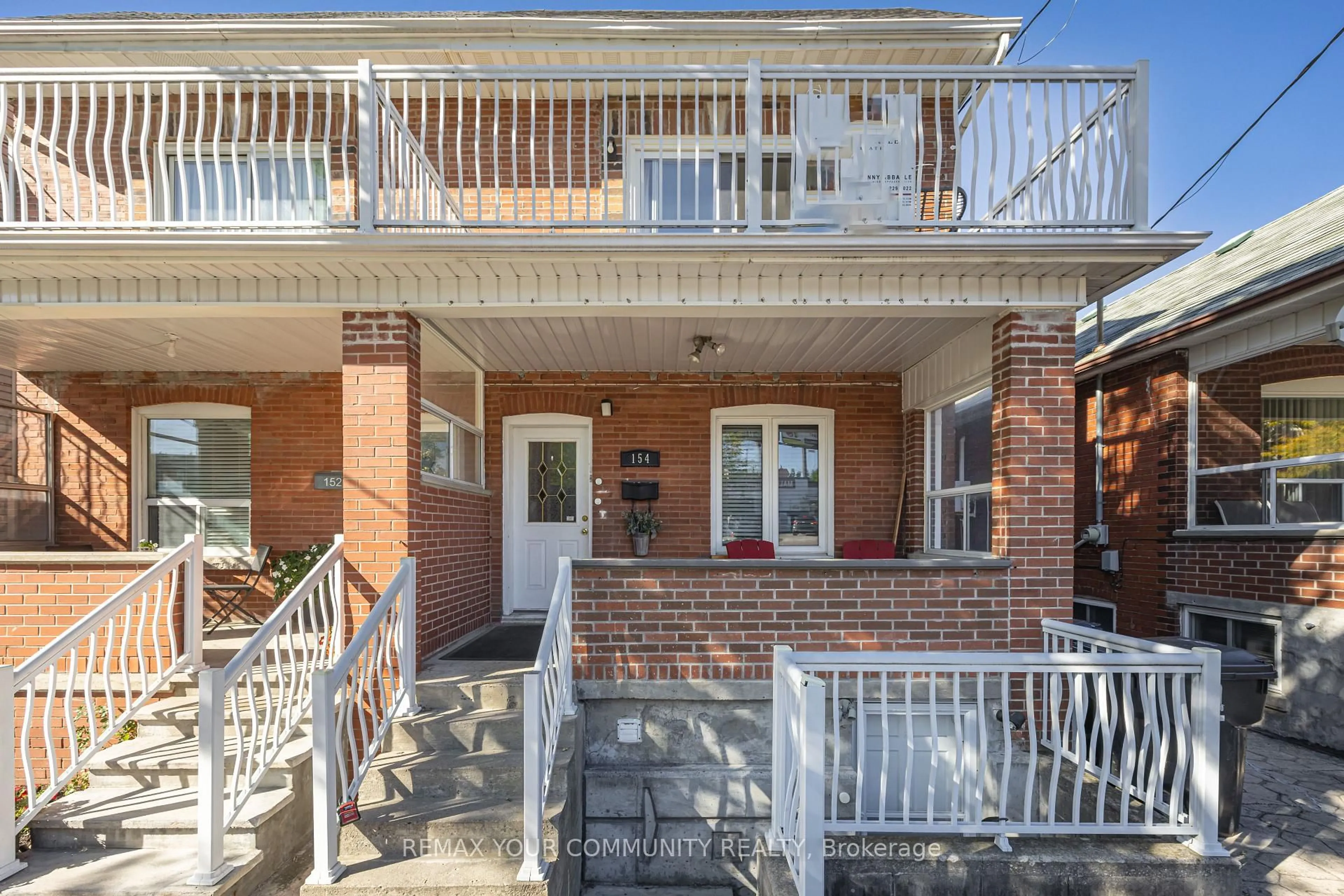 Home with brick exterior material, street for 154 Day Ave, Toronto Ontario M6E 3W3