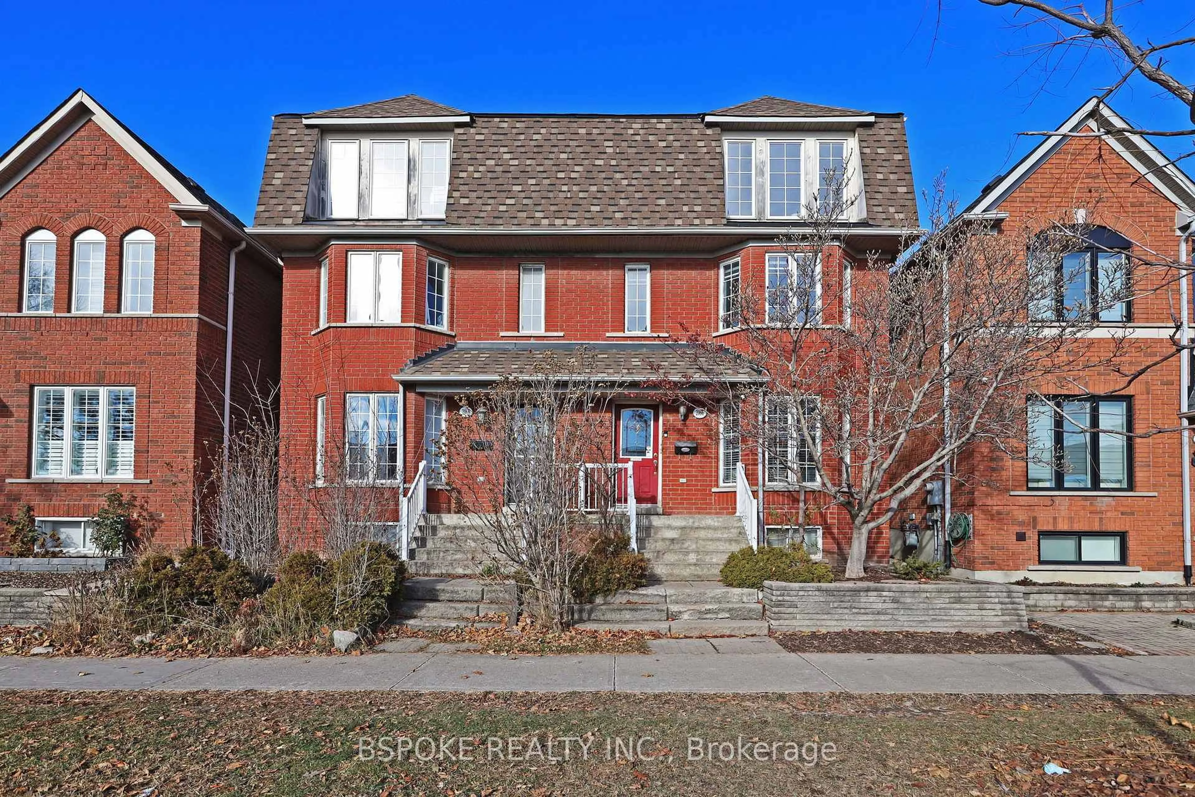 Home with brick exterior material, building for 2066 St Clair Ave, Toronto Ontario M6N 5B9