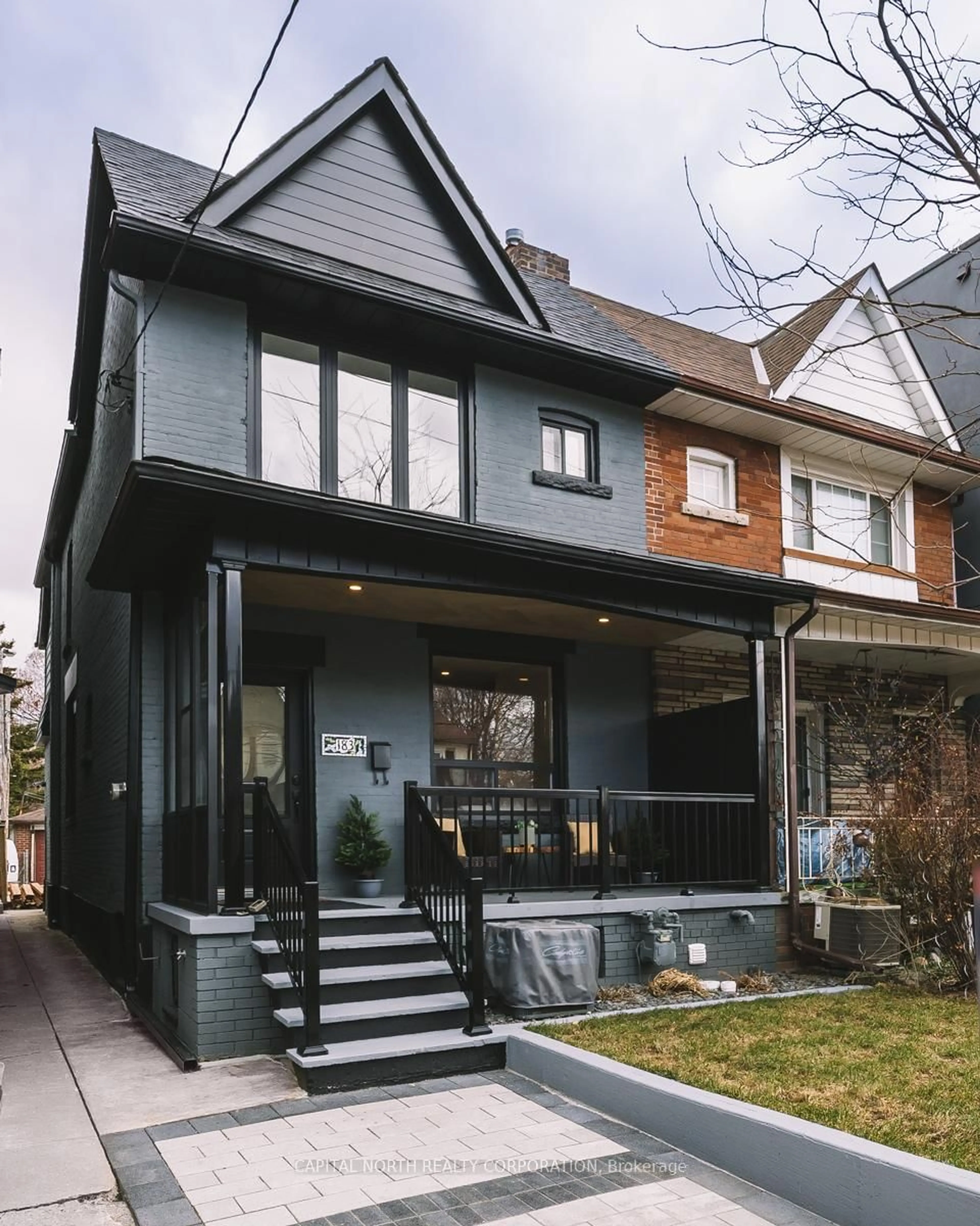 Home with brick exterior material, street for 183 Laughton Ave, Toronto Ontario M6N 2X6