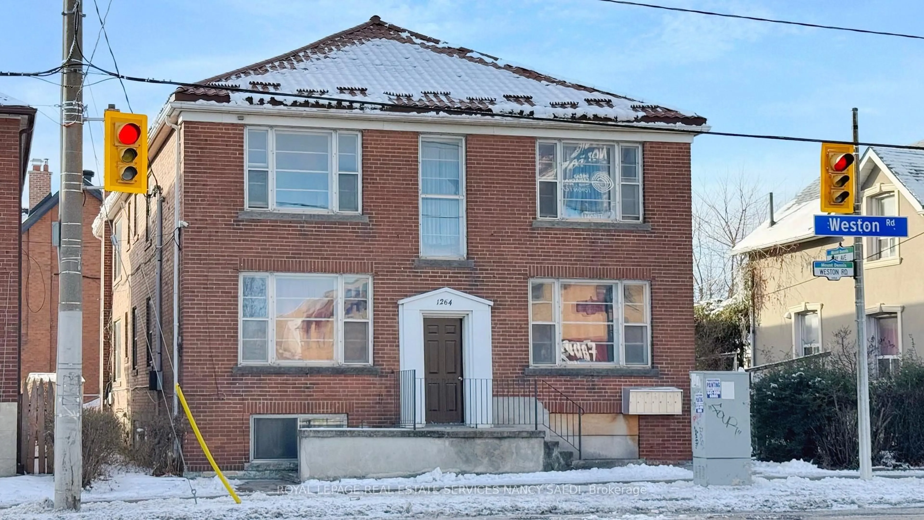 Home with brick exterior material, building for 1264 Weston Rd, Toronto Ontario M6M 4R1