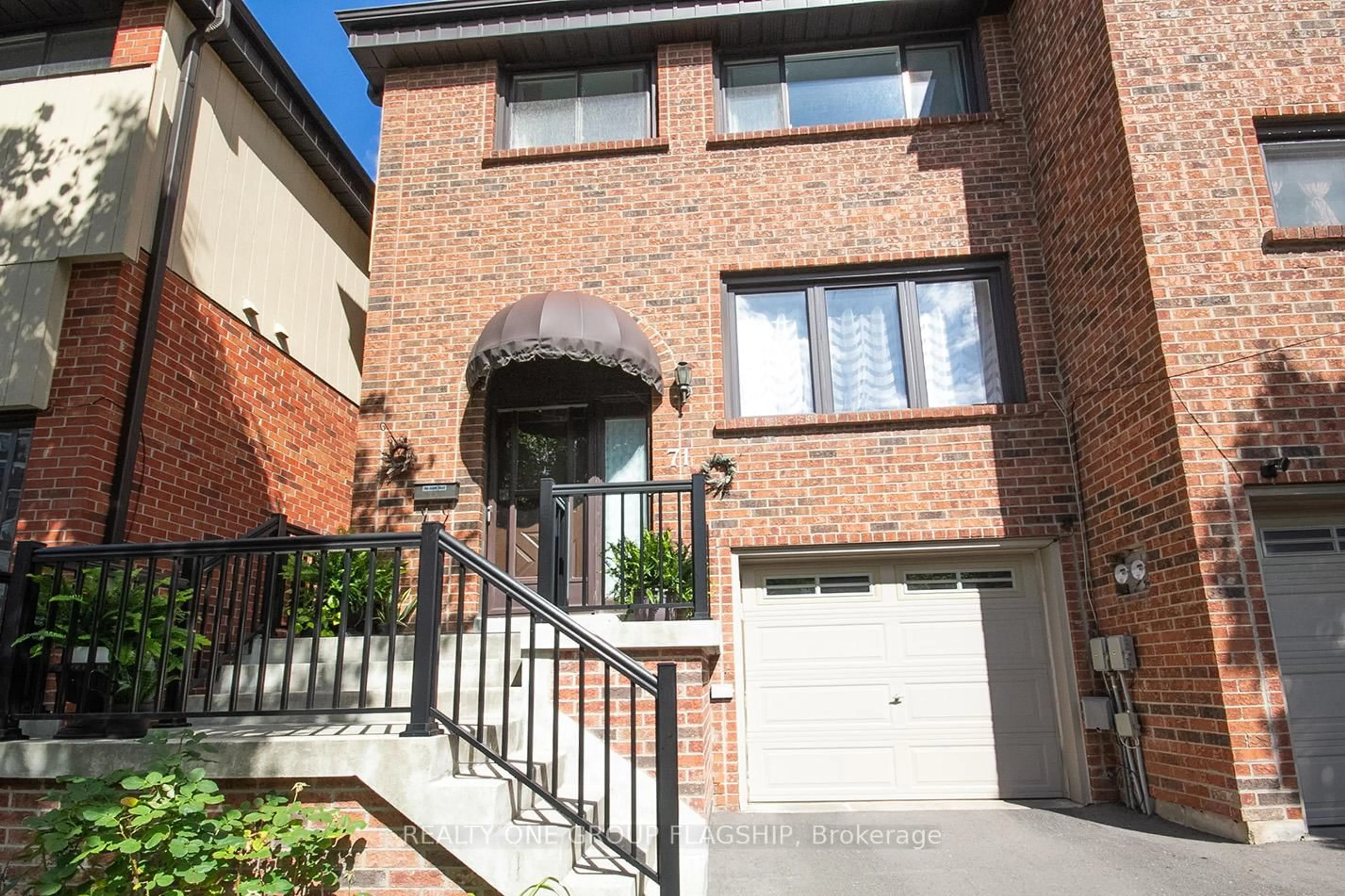Home with brick exterior material, street for 71 Maple Branch Path, Toronto Ontario M9P 3T4