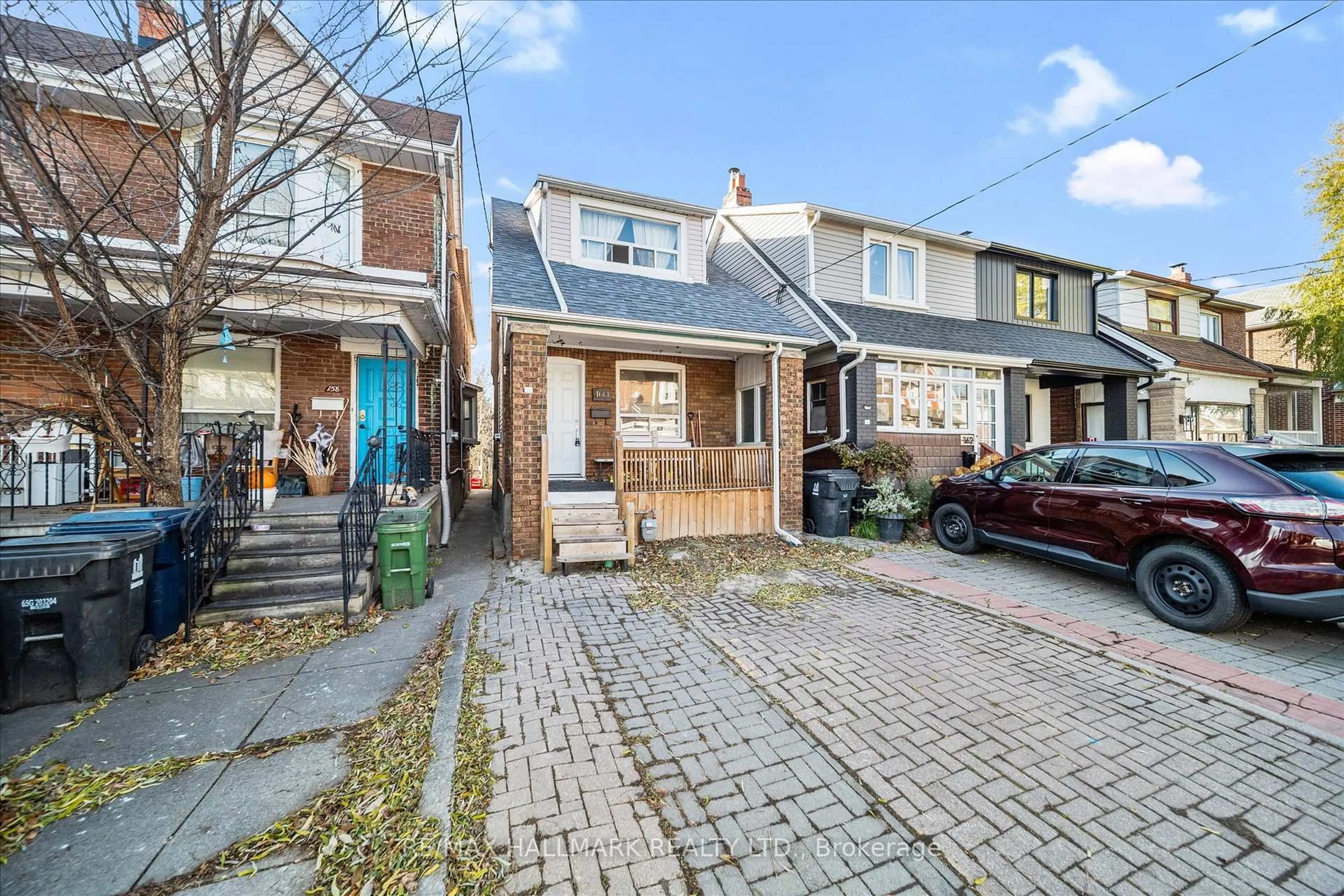 Home with brick exterior material, street for 160 Silverthorn Ave, Toronto Ontario M6N 3K3