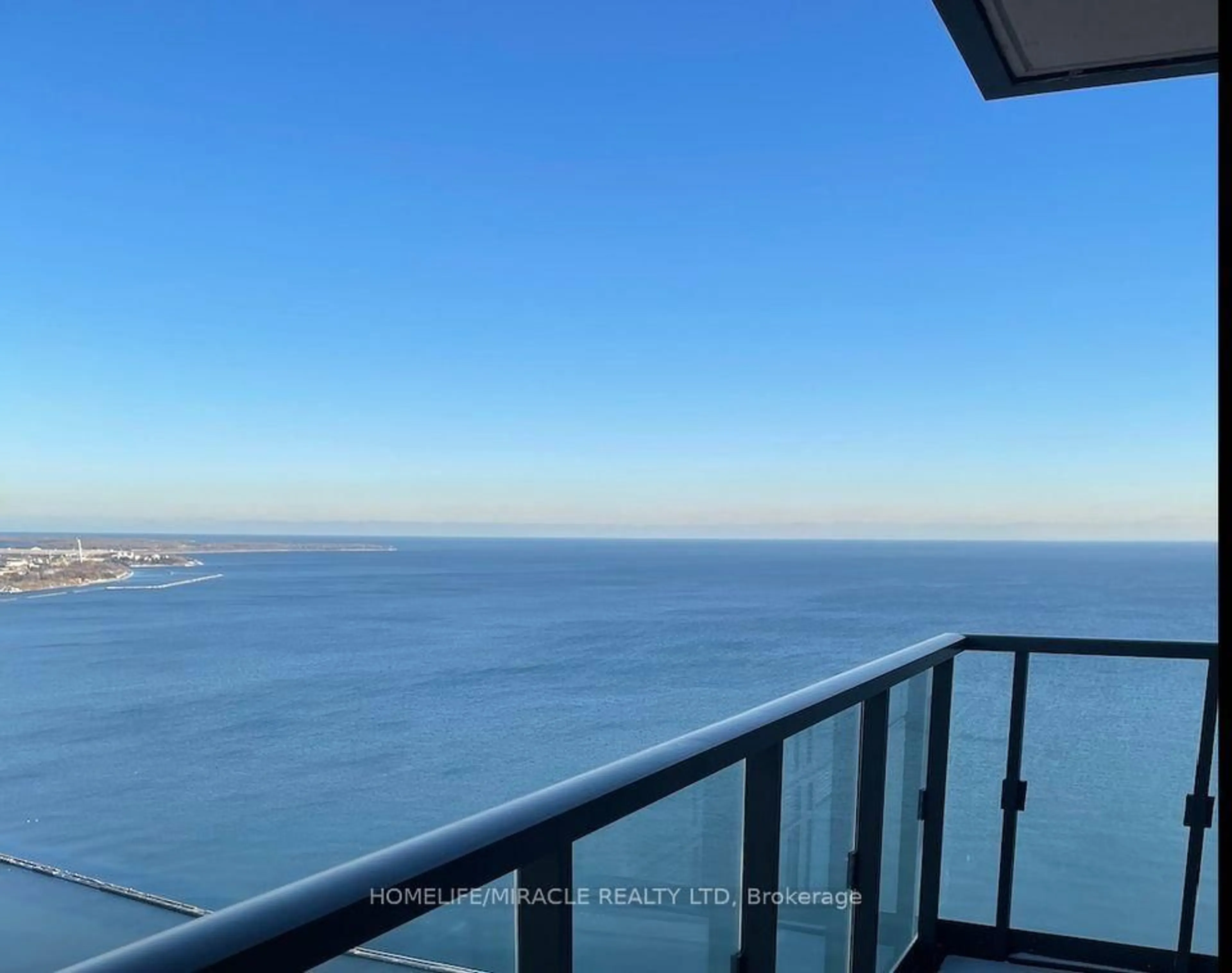 Balcony in the apartment, water/lake/river/ocean view for 1928 Lake Shore Blvd #4105, Toronto Ontario M6S 0B1